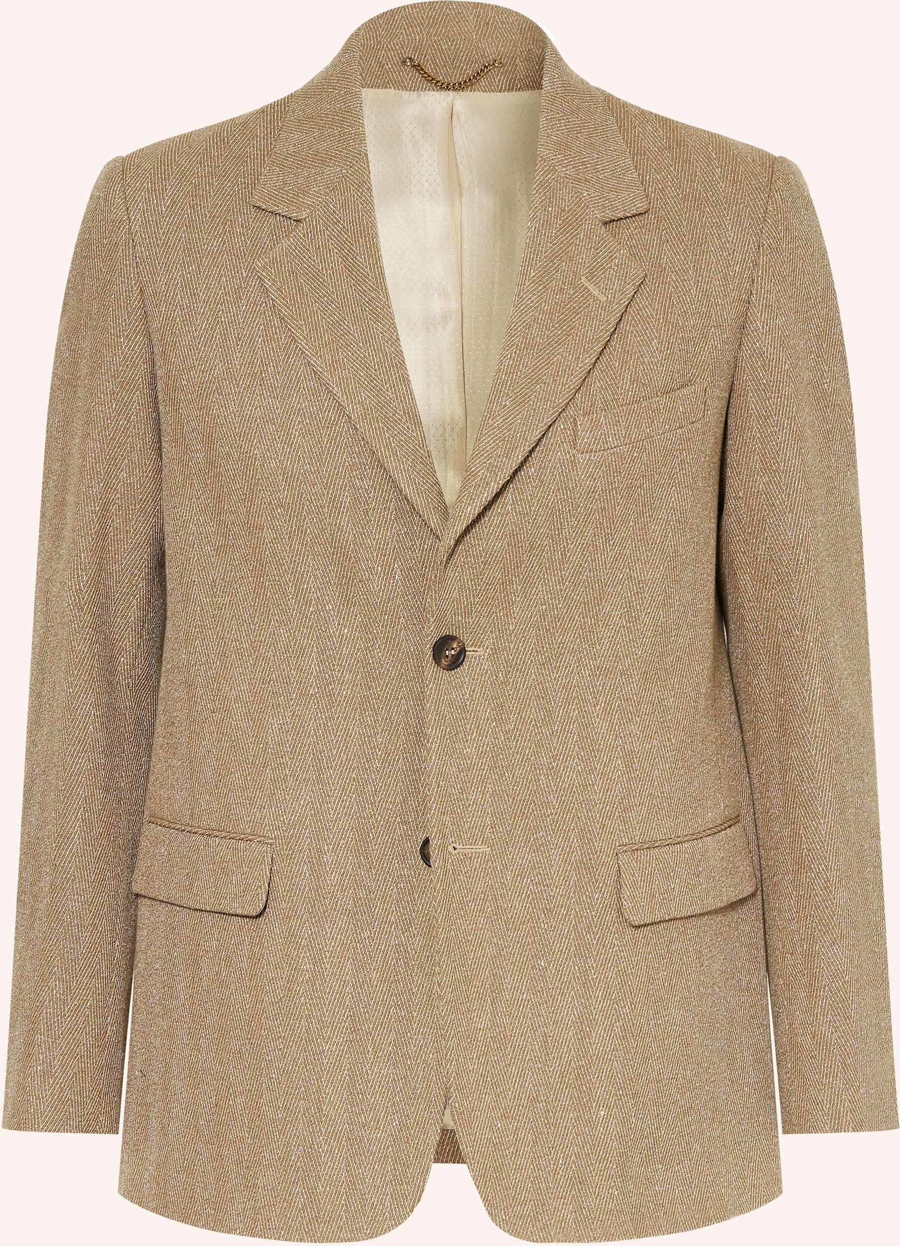 Golden Goose Sakko Mit Leinen braun