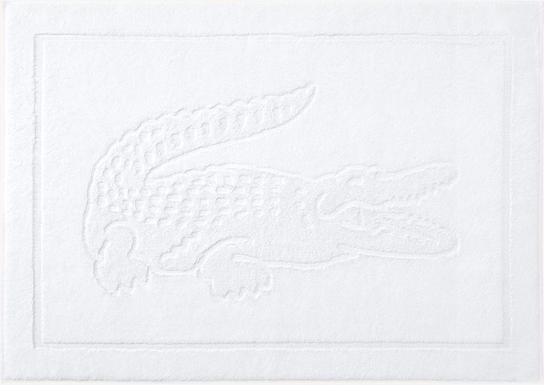 Lacoste Badematte Llacoste weiss