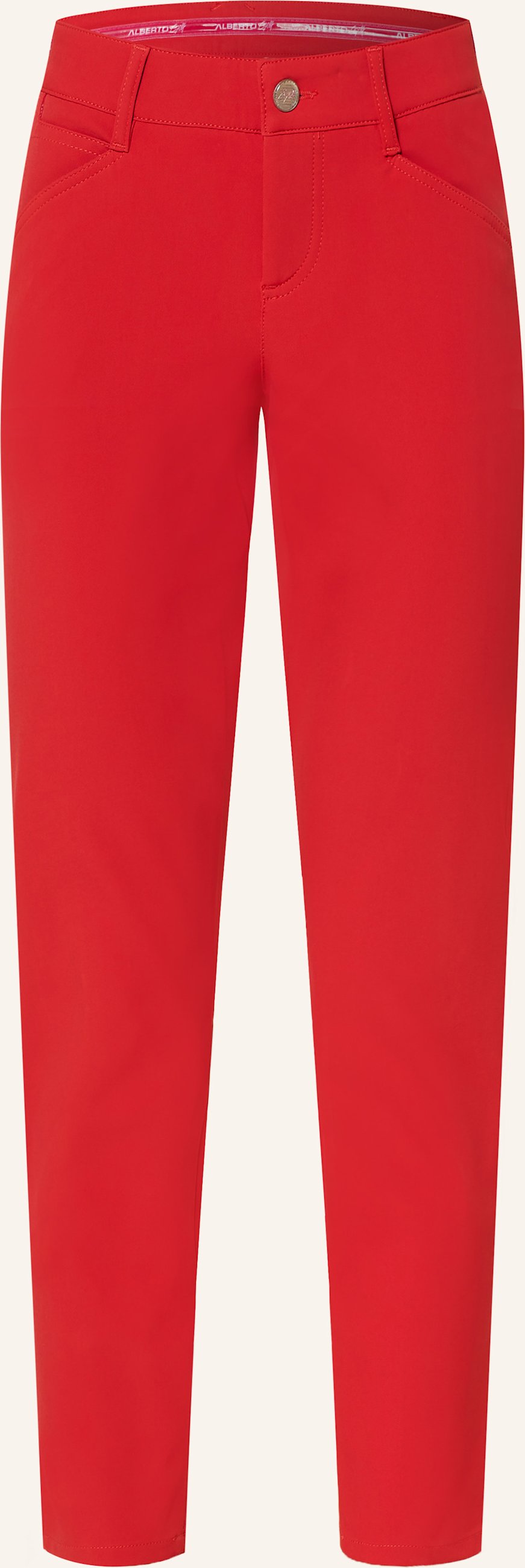 Alberto 7/8-Golfhose Mona 3xdry® rot