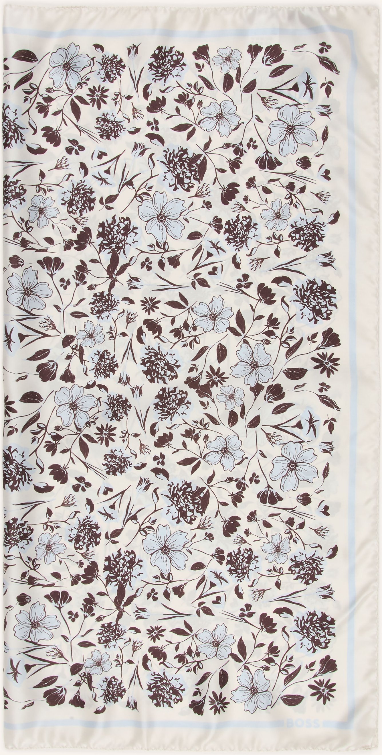 Boss Seidentuch Lainy blau