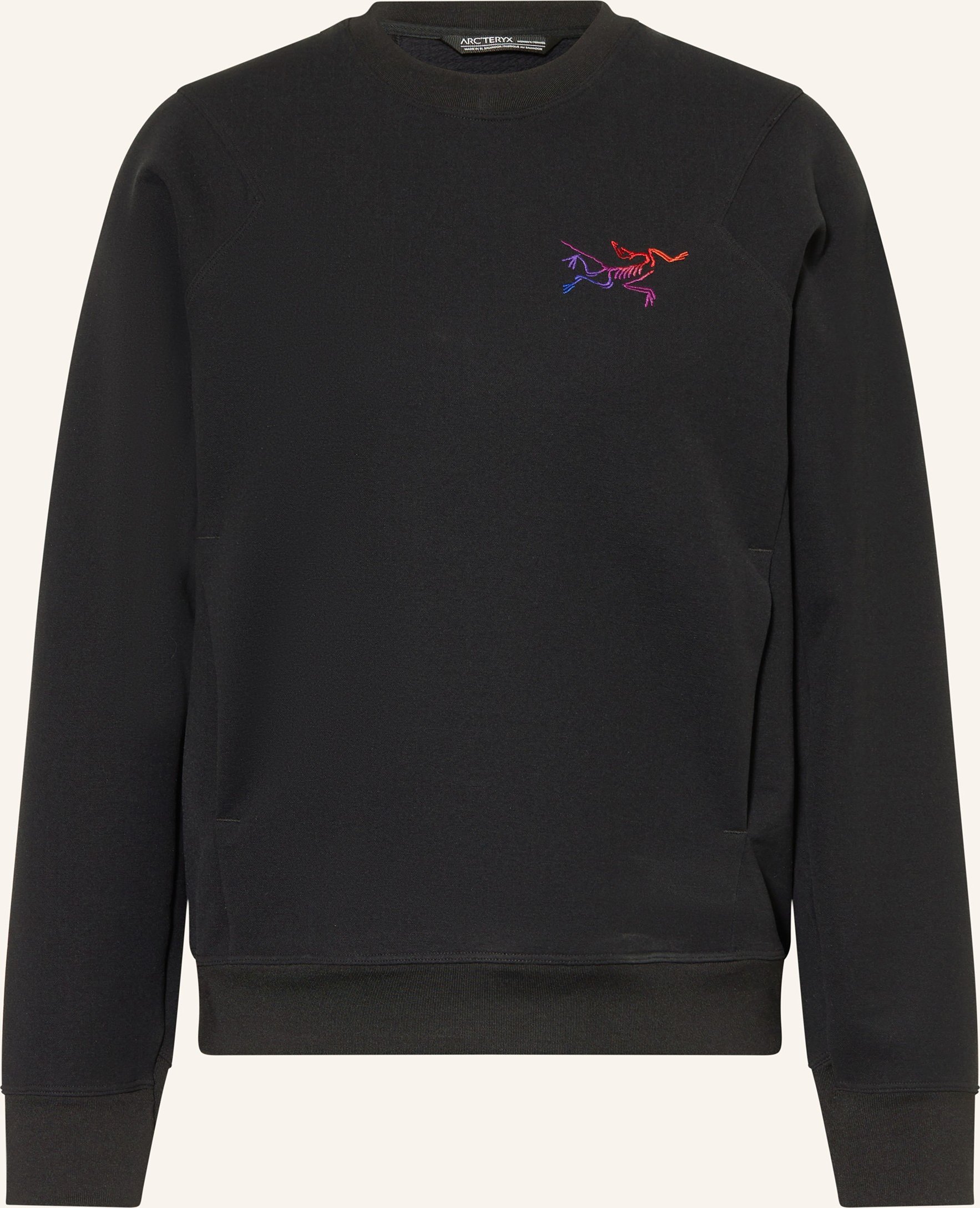 Arc'teryx Pullover Aestas Crew schwarz