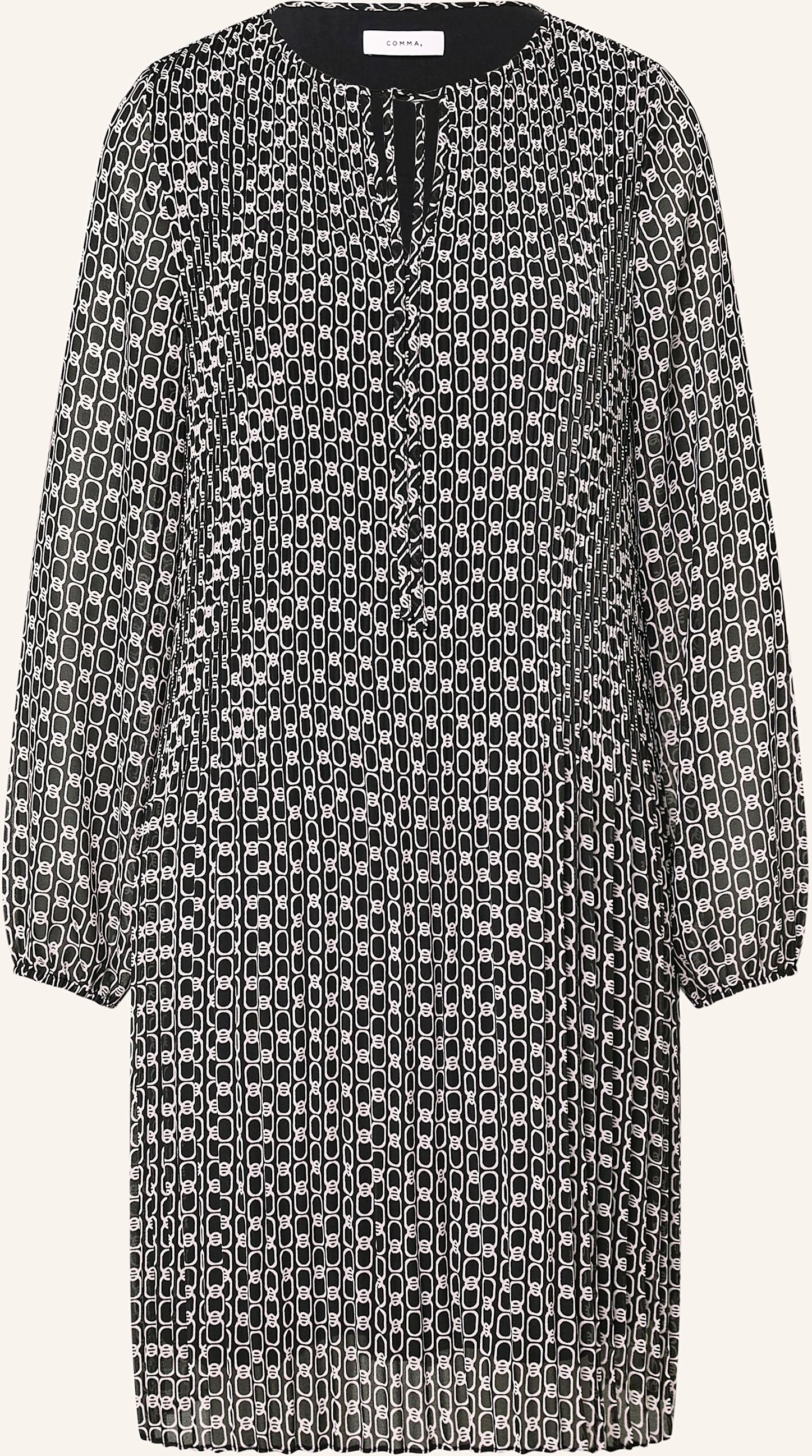 Thumbnail - Comma Plisseekleid schwarz