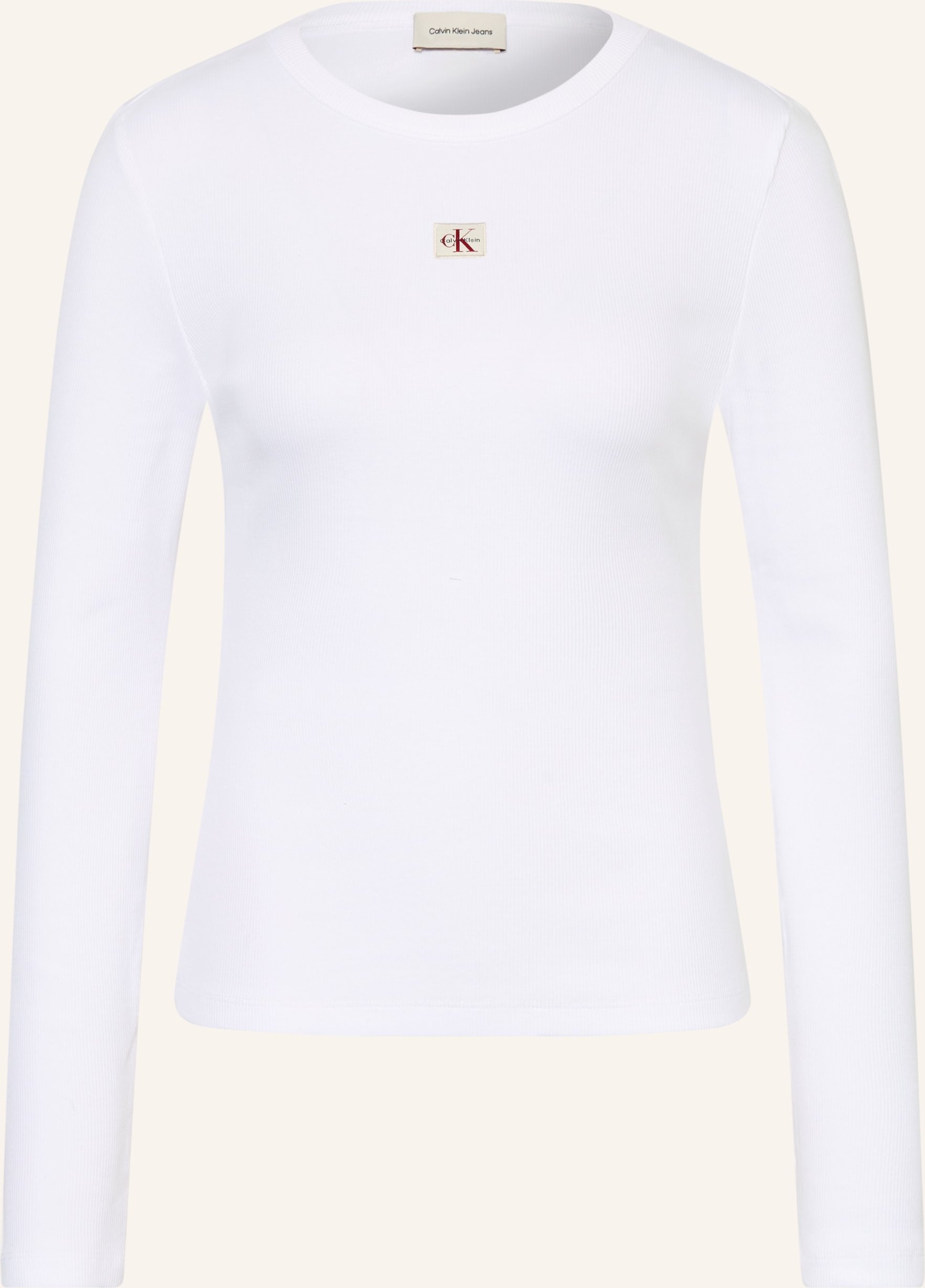 Calvin Klein Jeans Longsleeve weiss