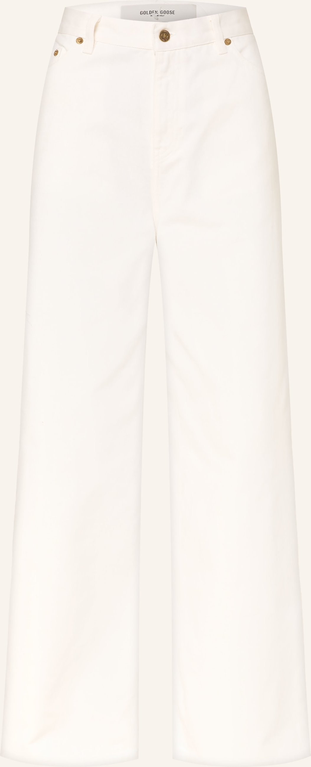Golden Goose Wide Leg Jeans weiss