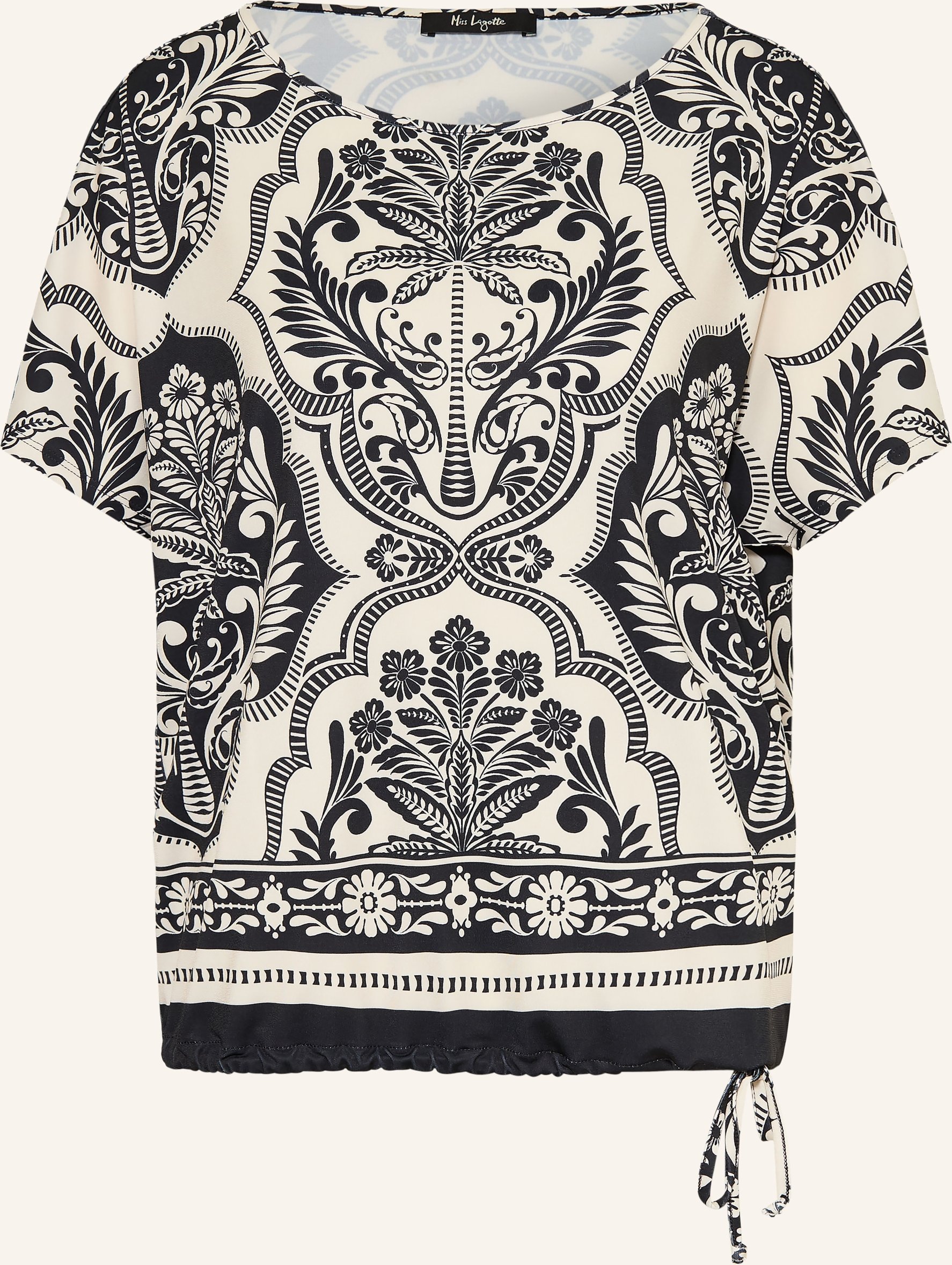 Miss Lagotte Blusenshirt schwarz