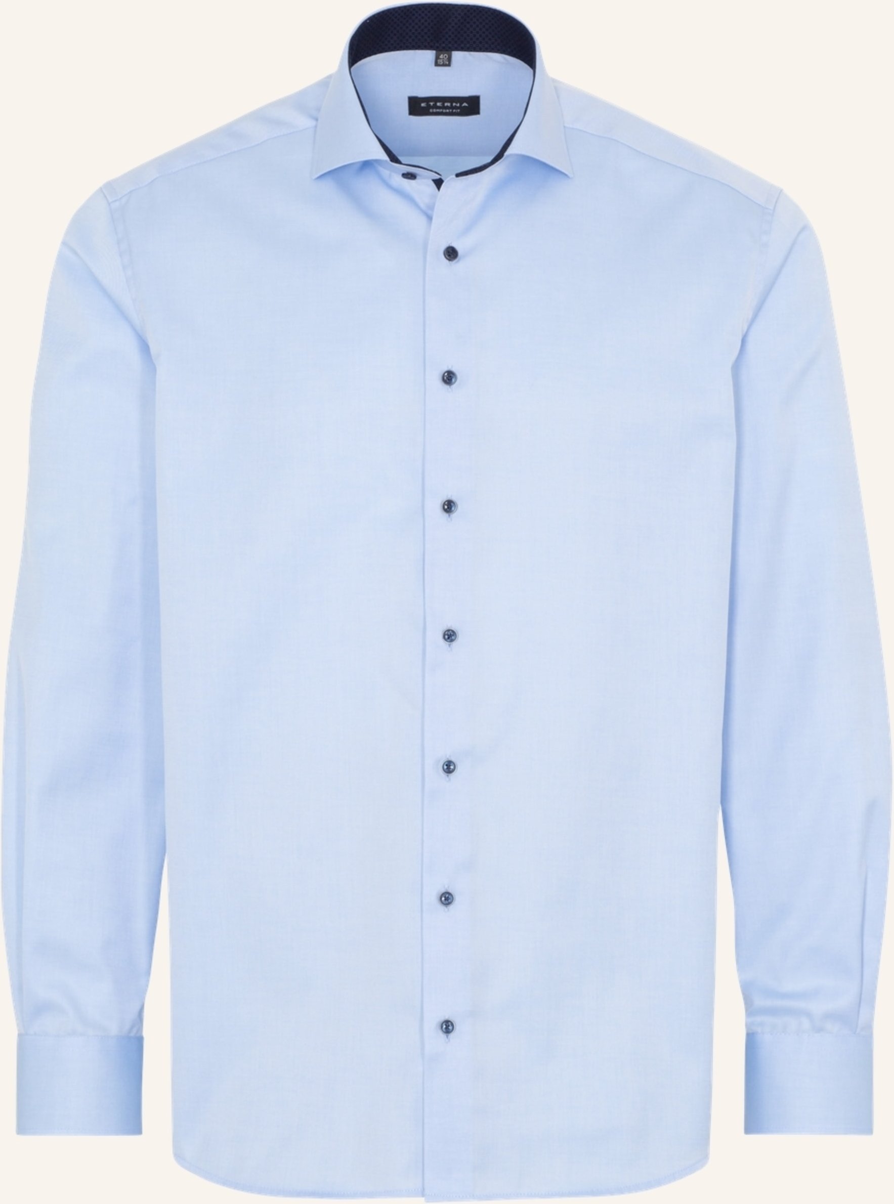 Eterna Hemd Comfort Fit blau