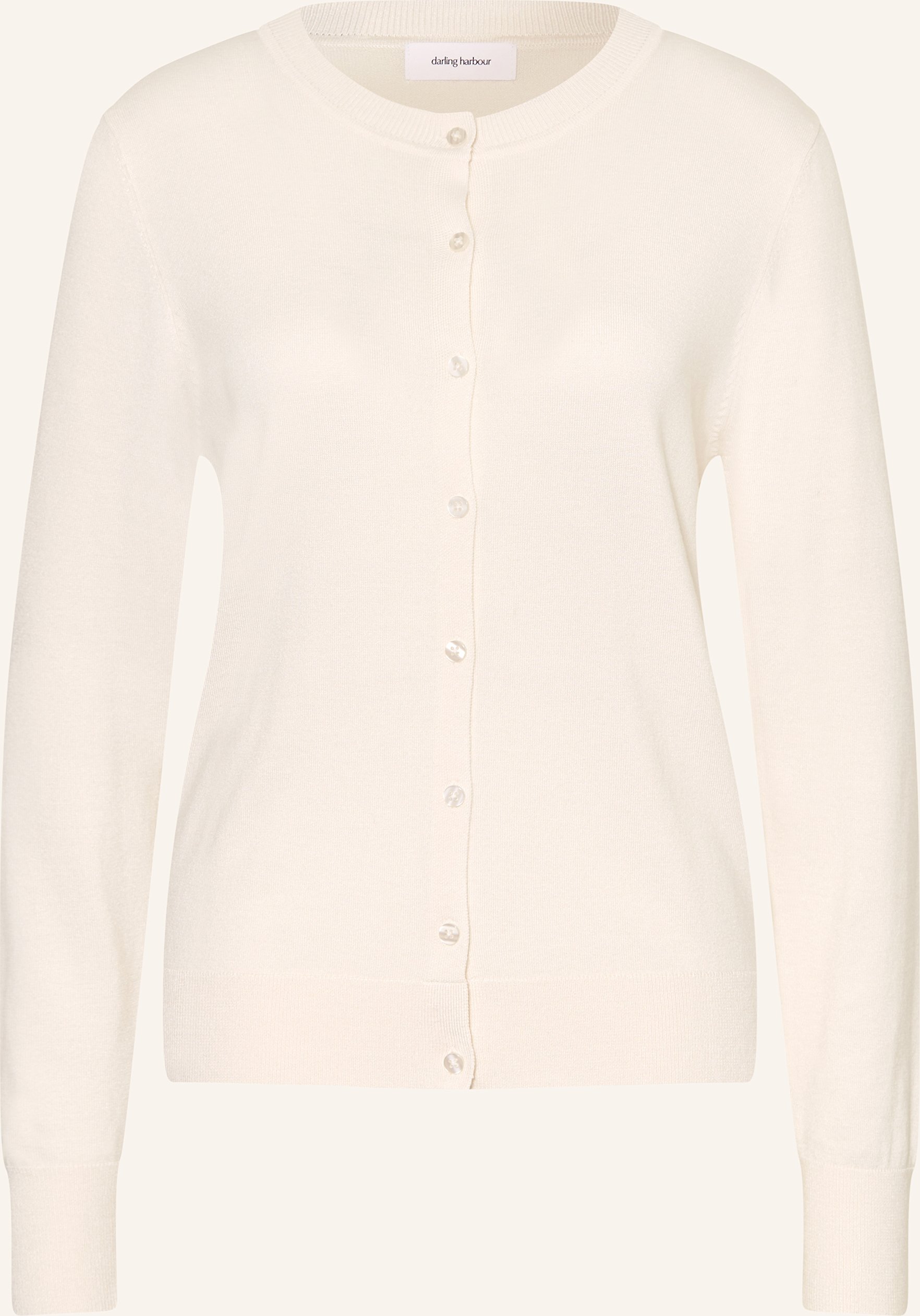 Thumbnail - Darling Harbour Strickjacke weiss