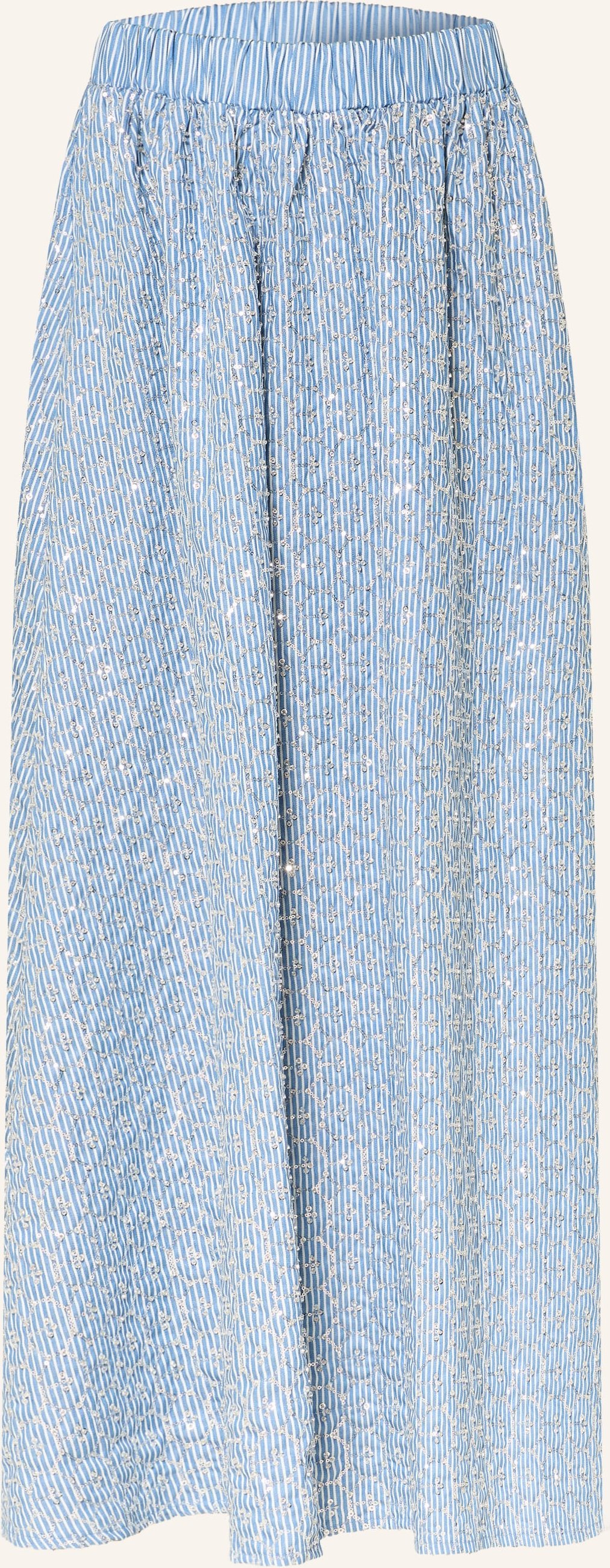 Sandro Rock Mit Schmucksteinen Und Pailletten blau