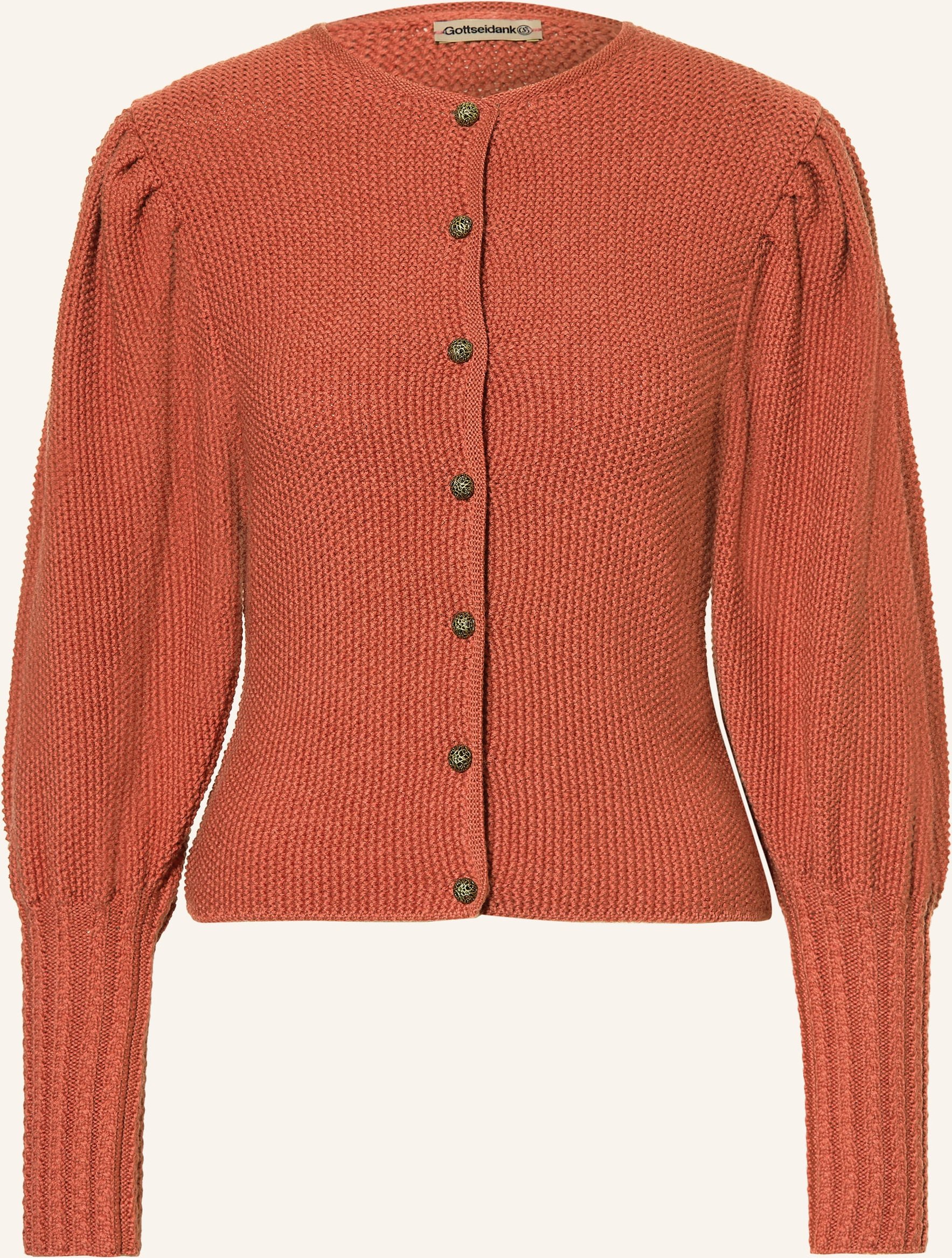 Gottseidank Strickjacke Gisela orange