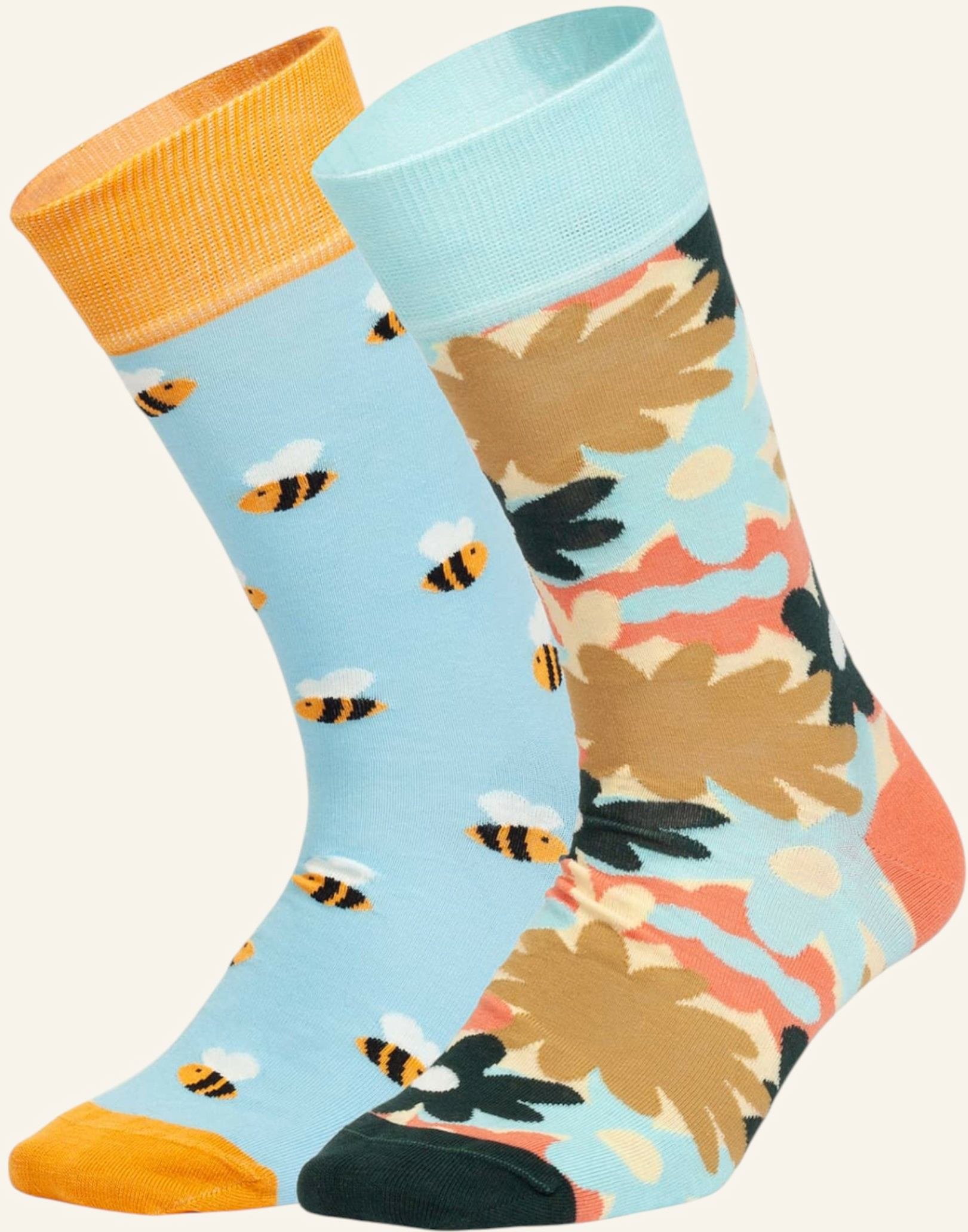 Thumbnail - Dillysocks Socken Bee Party braun