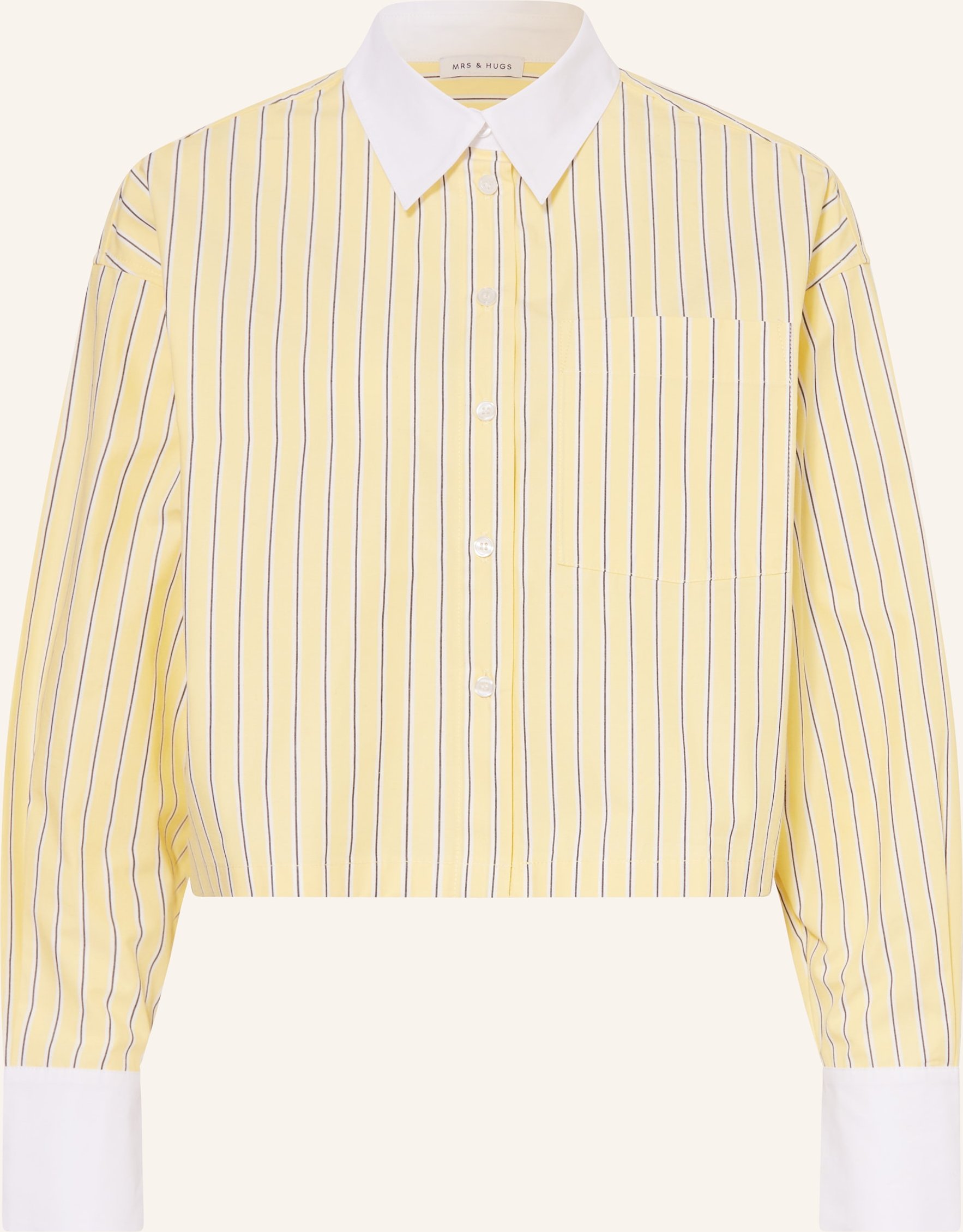 Mrs & Hugs Hemdbluse gelb