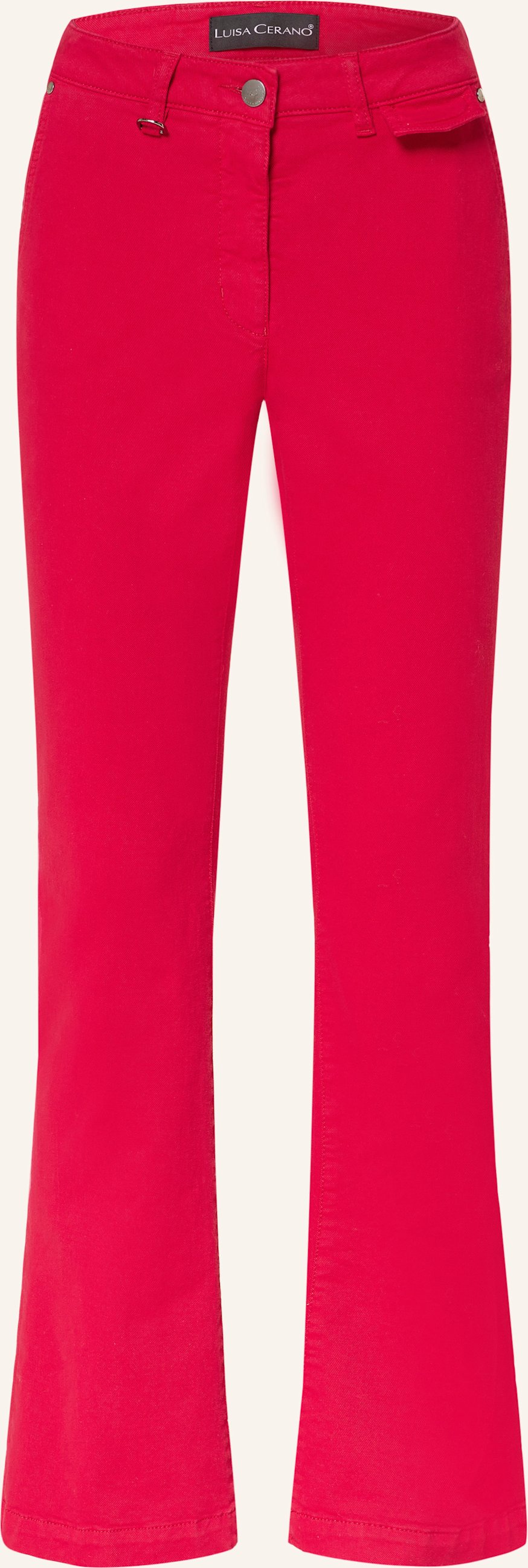 Luisa Cerano Bootcut Jeans rot
