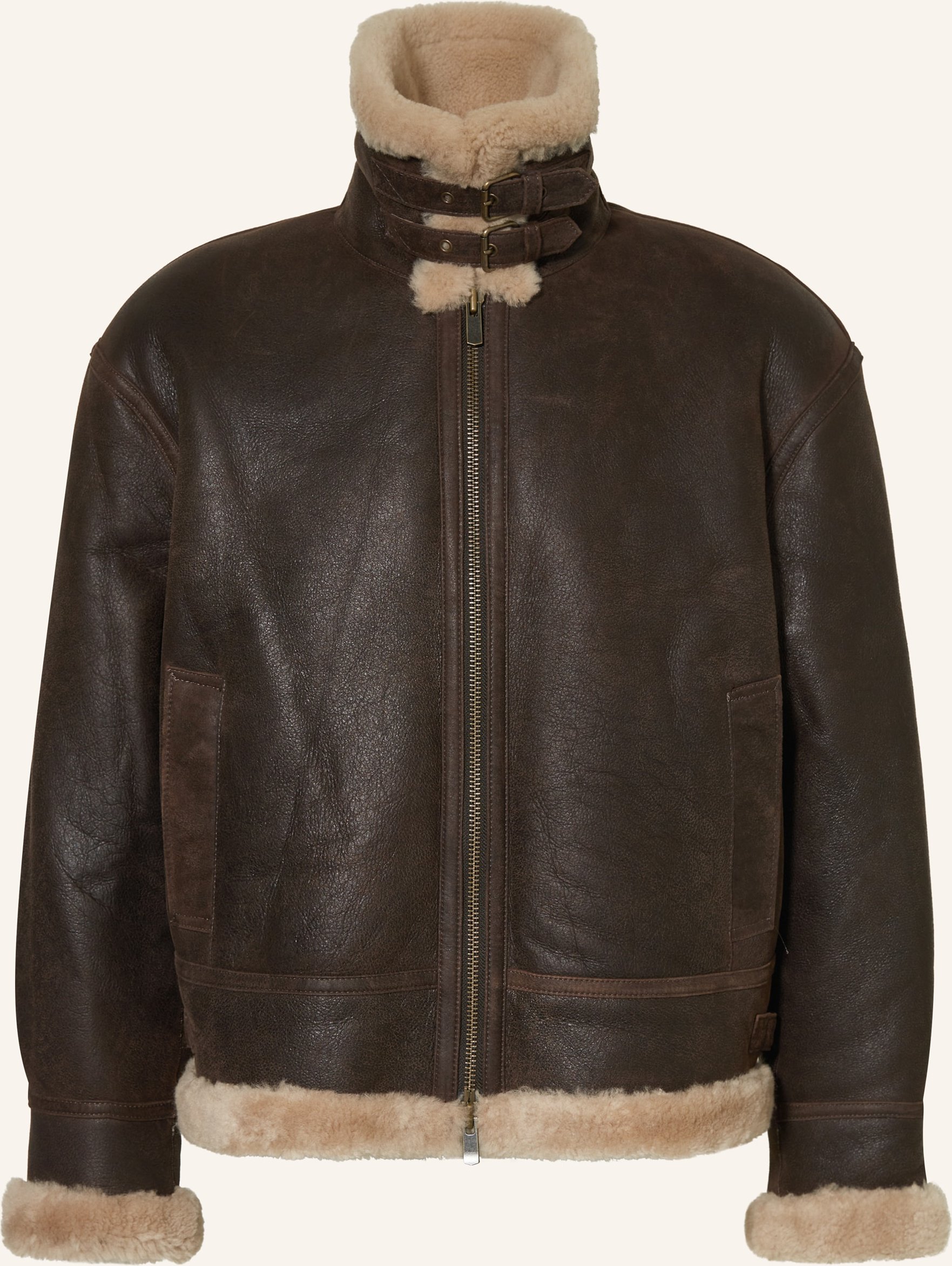 Arma Lederjacke Sano Aus Lammfell braun