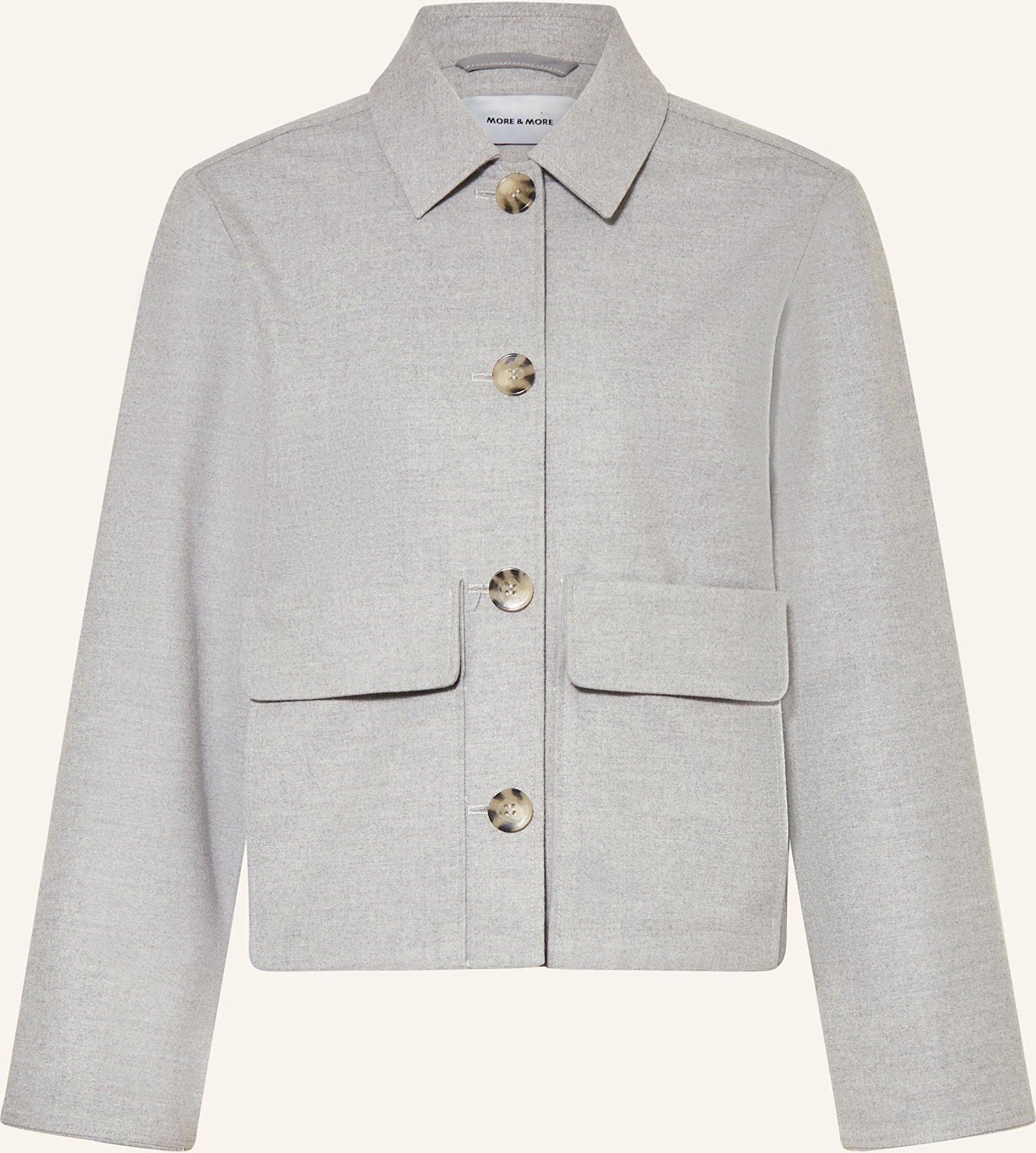 More & More Kastenjacke grau