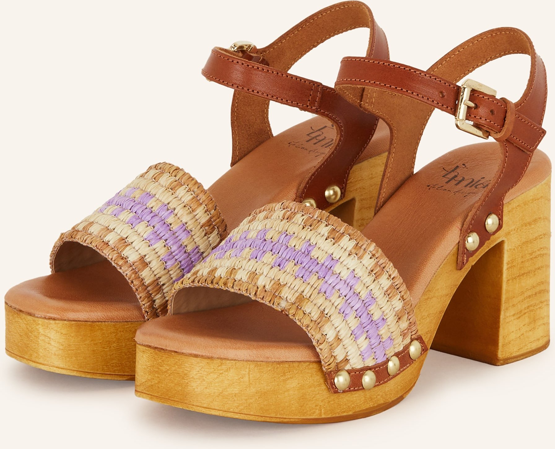 È Mia Plateau-Sandaletten lila