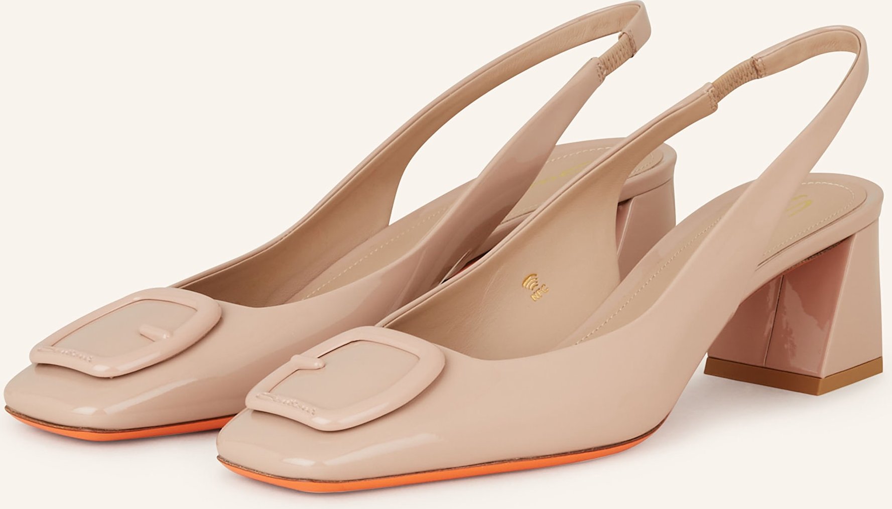 Santoni Slingpumps Lemon rosa