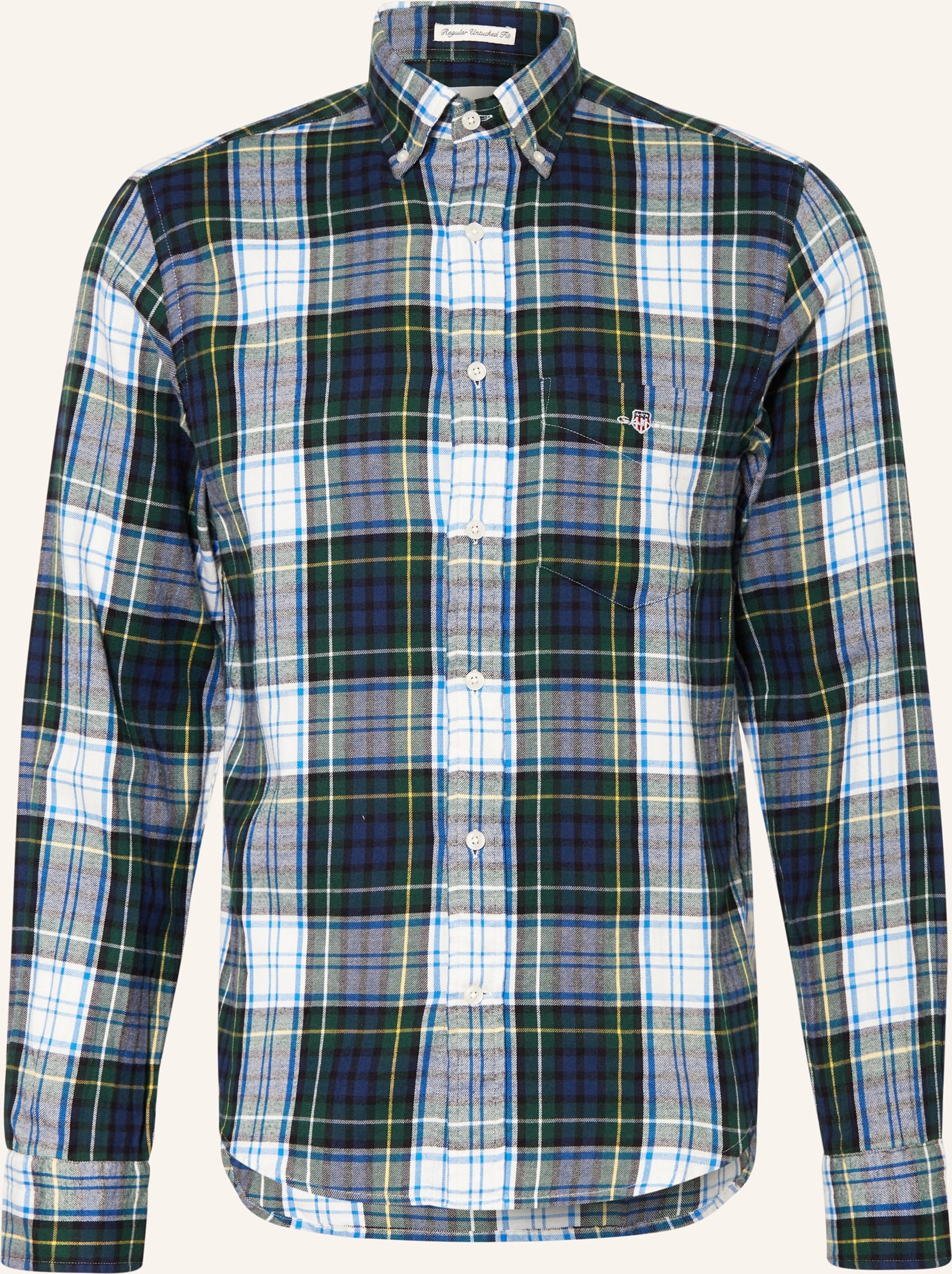 Gant Hemd Regular Fit gruen