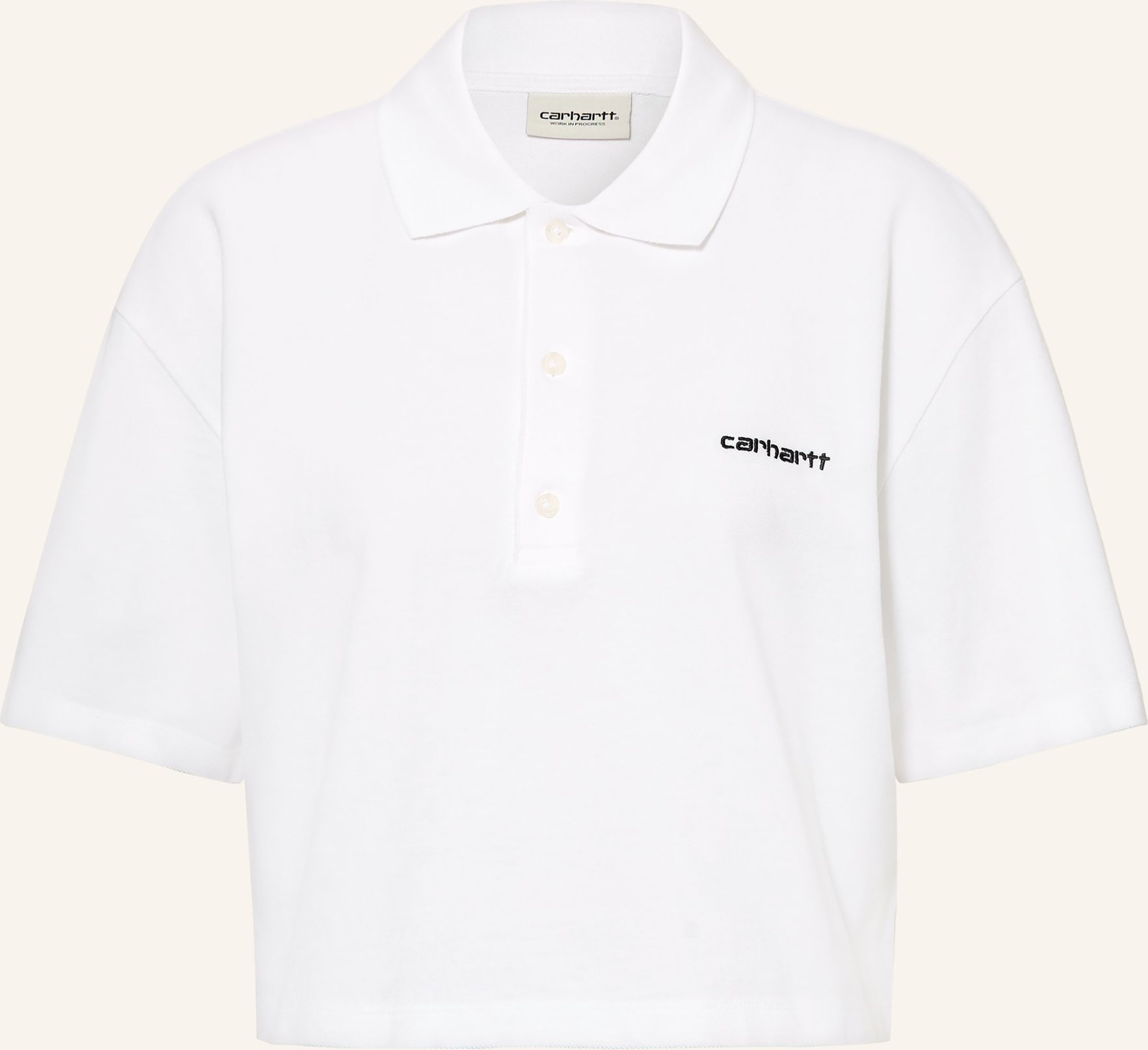 Carhartt Wip Piqué-Poloshirt weiss