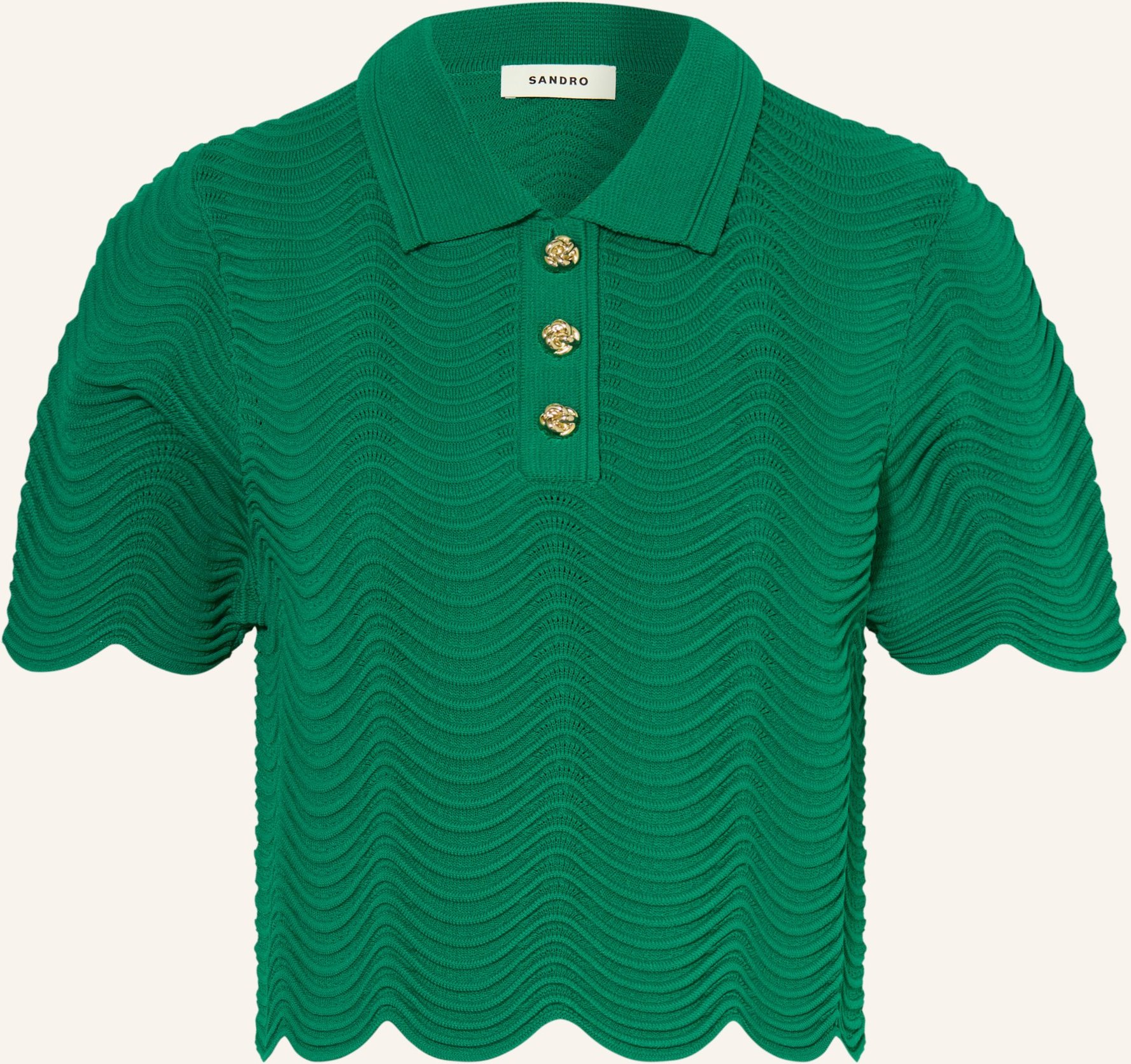 Sandro Strickshirt gruen