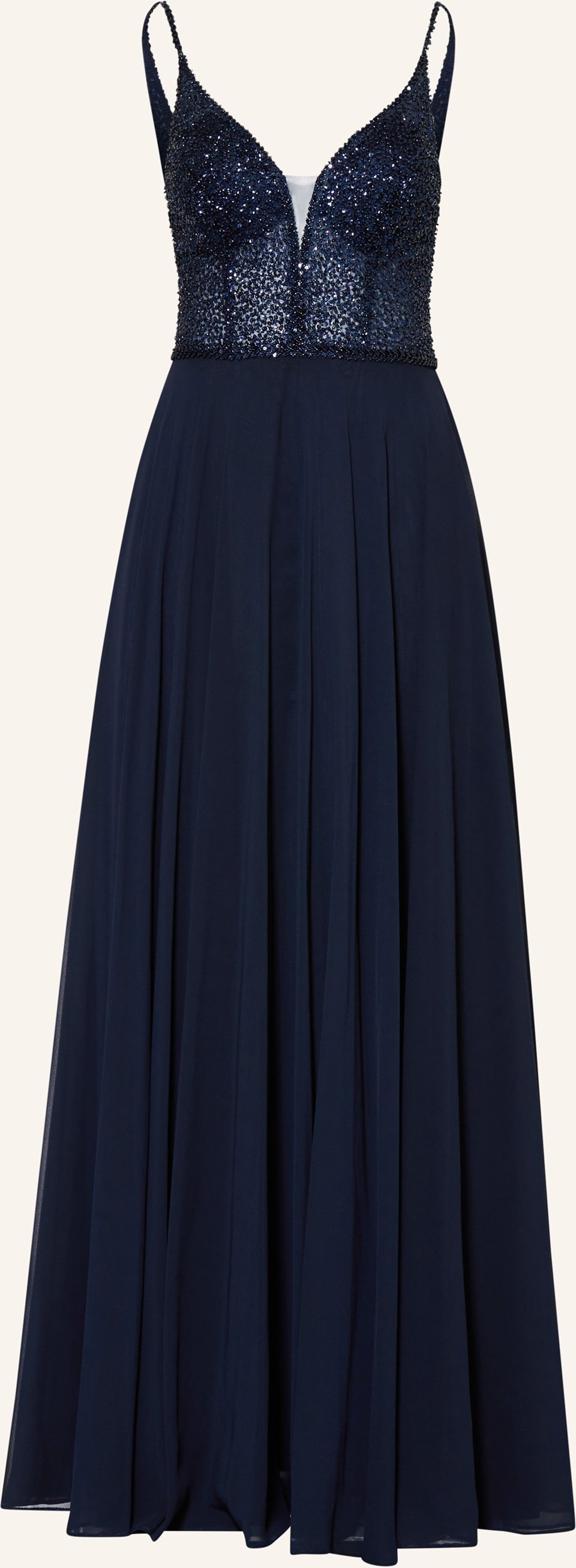 Hey Kyla Abendkleid Mit Pailetten Und Schmucksteinen blau