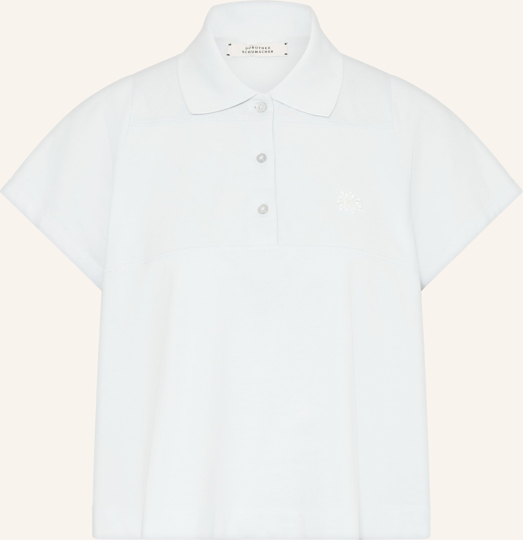 Dorothee Schumacher Picqué-Poloshirt Sporty Romance blau