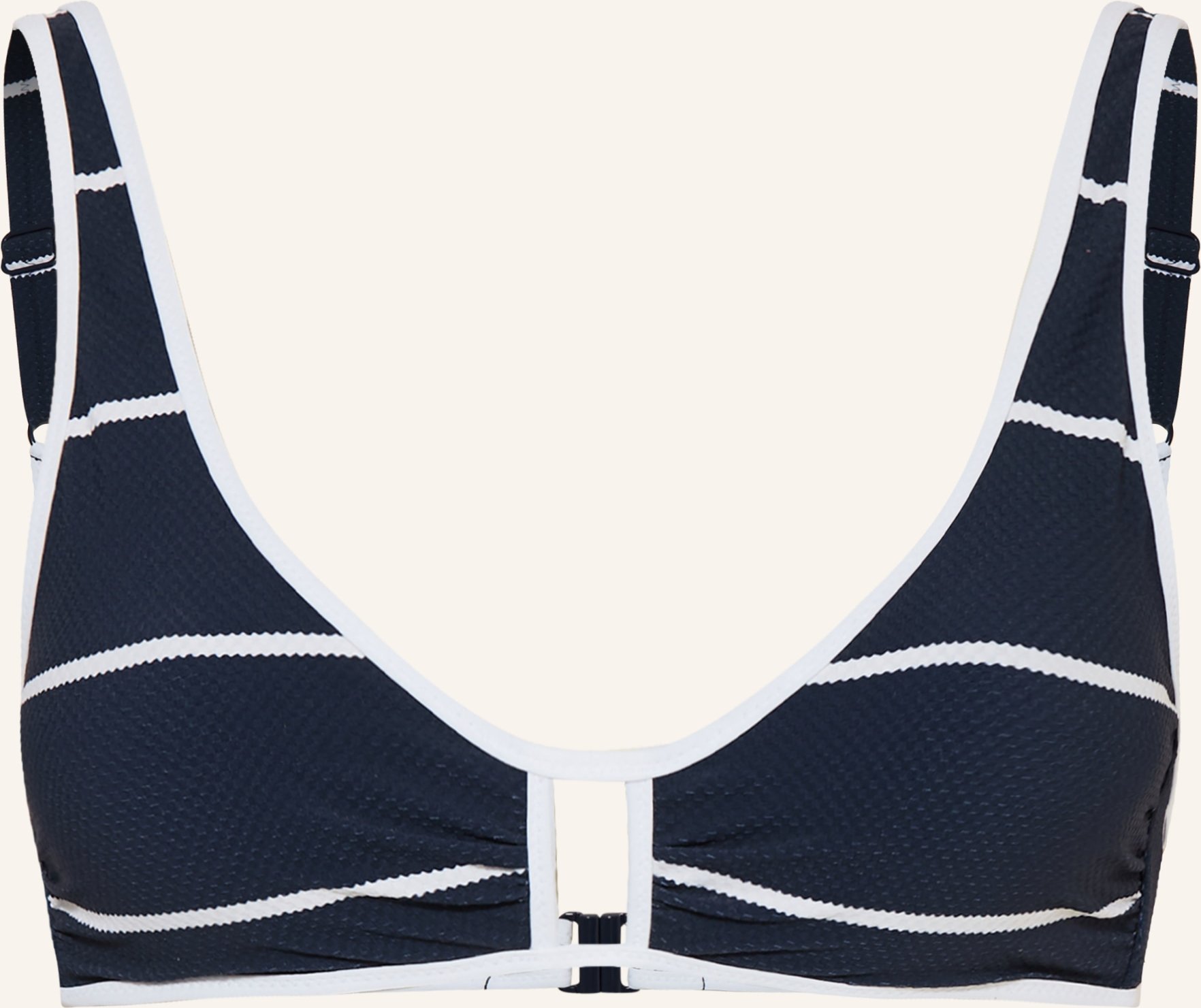 Watercult Bustier-Bikini-Top Coastal Lines blau