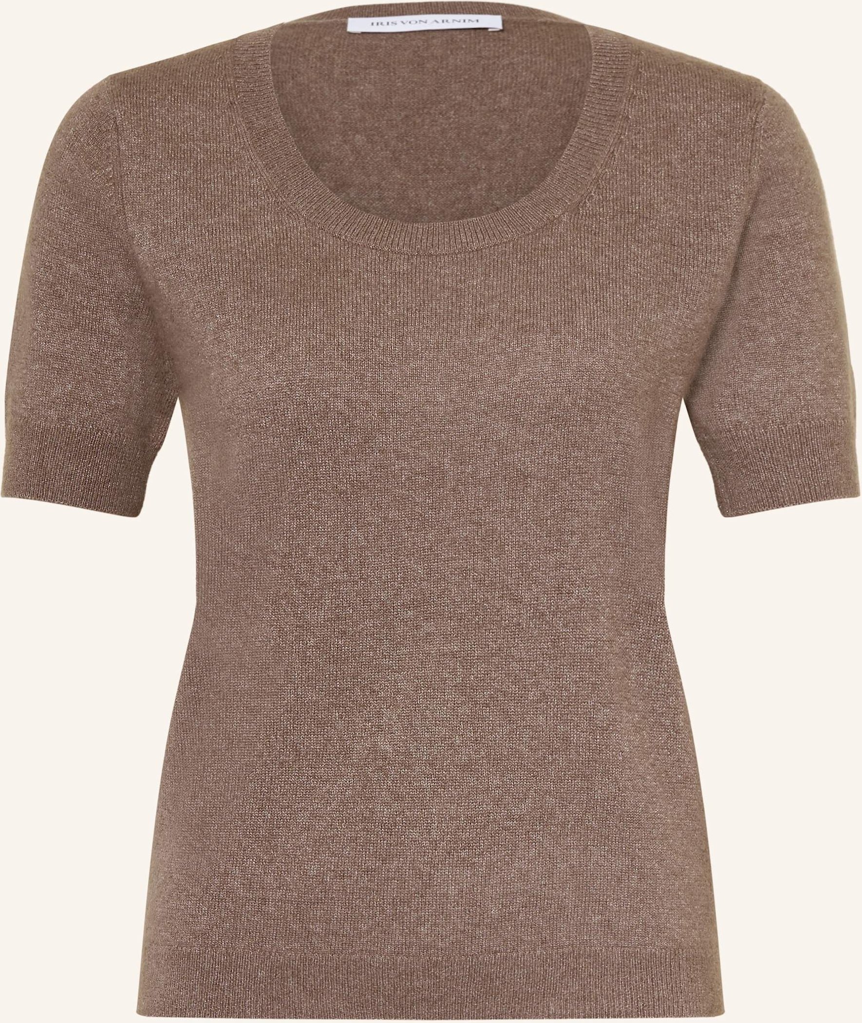 Iris Von Arnim Strickshirt Rita Aus Cashmere braun