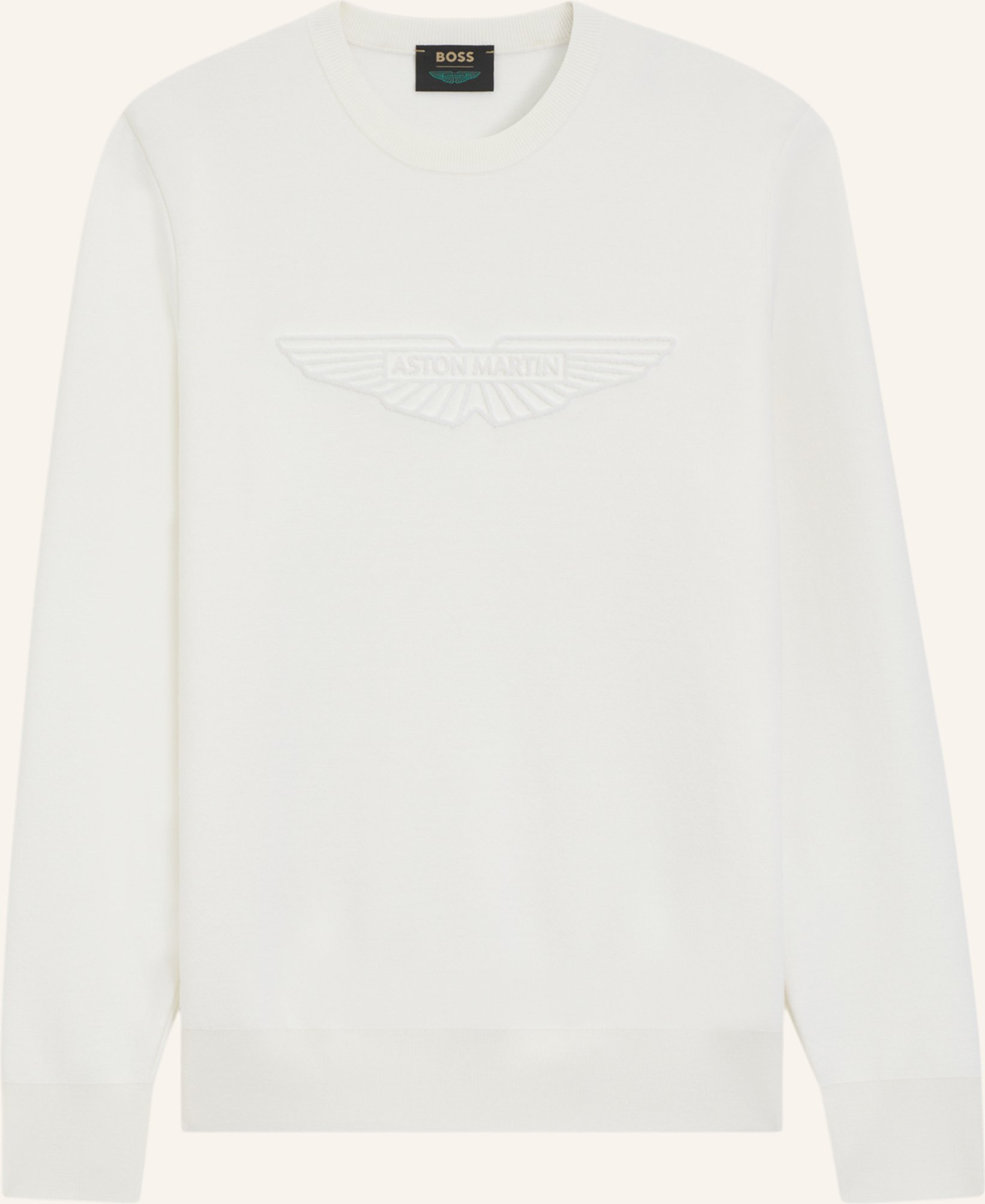 Thumbnail - Boss Pullover L-Electrico_2_Am Regular Fit weiss