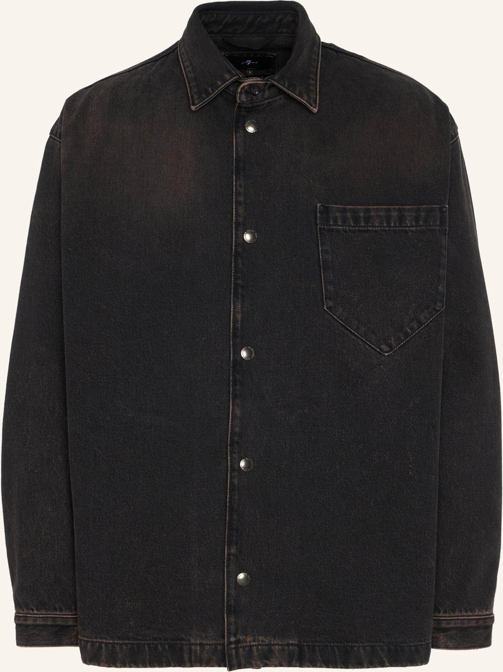 7 For All Mankind Overshirt Roots braun