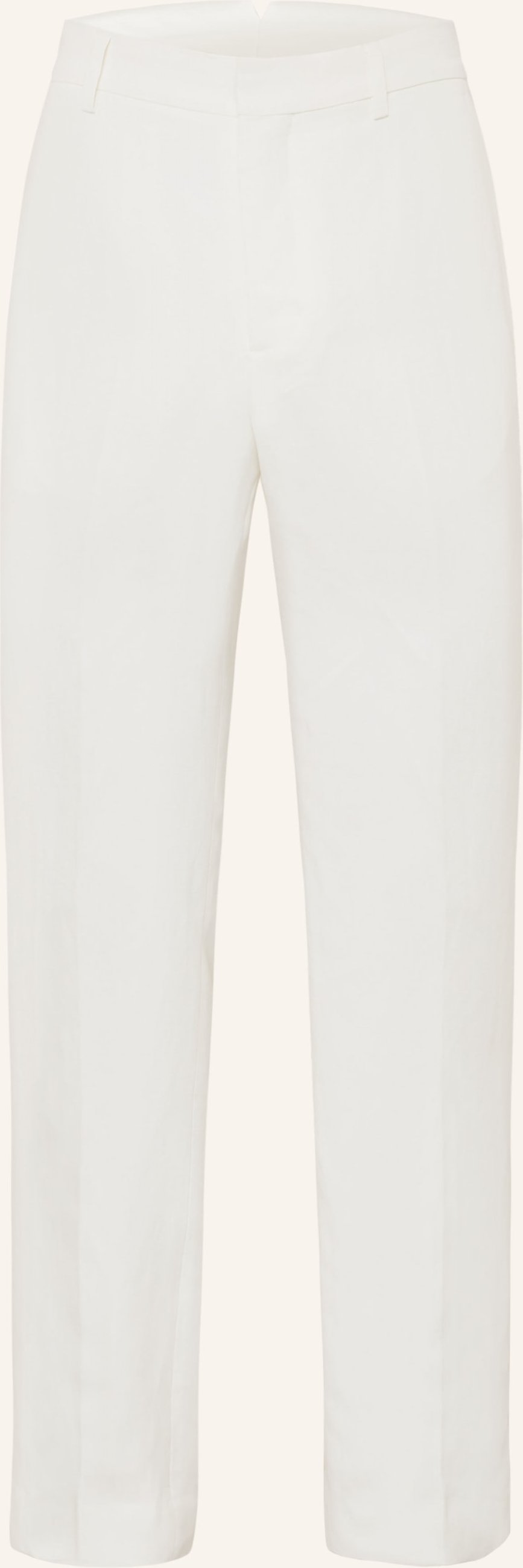 Ami Paris Hose Regular Fit Mit Leinen beige