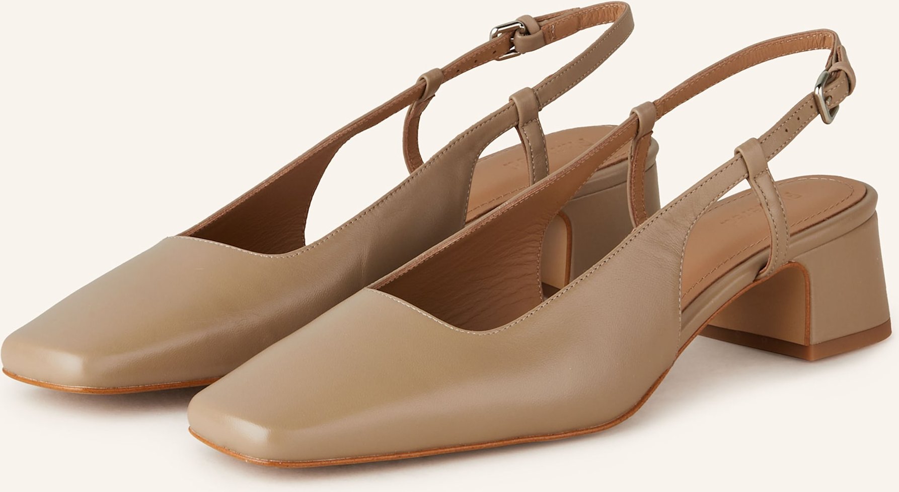 Flattered Slingpumps Elin beige