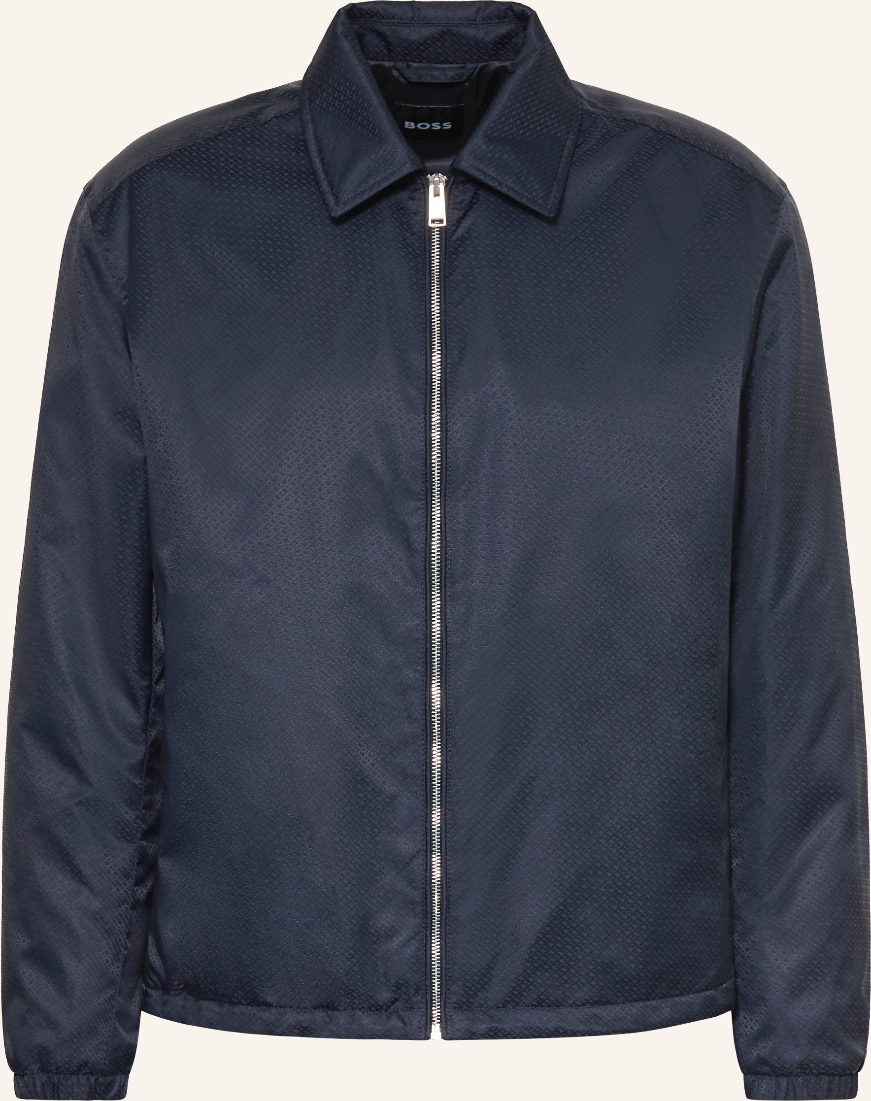 Boss Jacquard-Blouson Crestell blau
