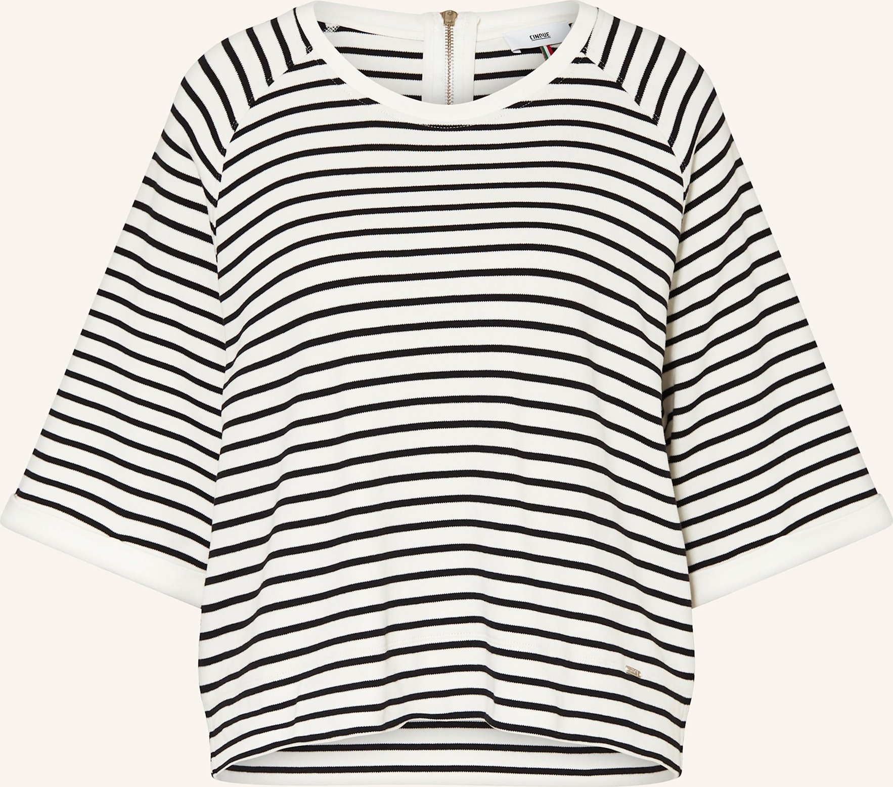 Thumbnail - Cinque Sweatshirt Mit 3/4-Arm weiss