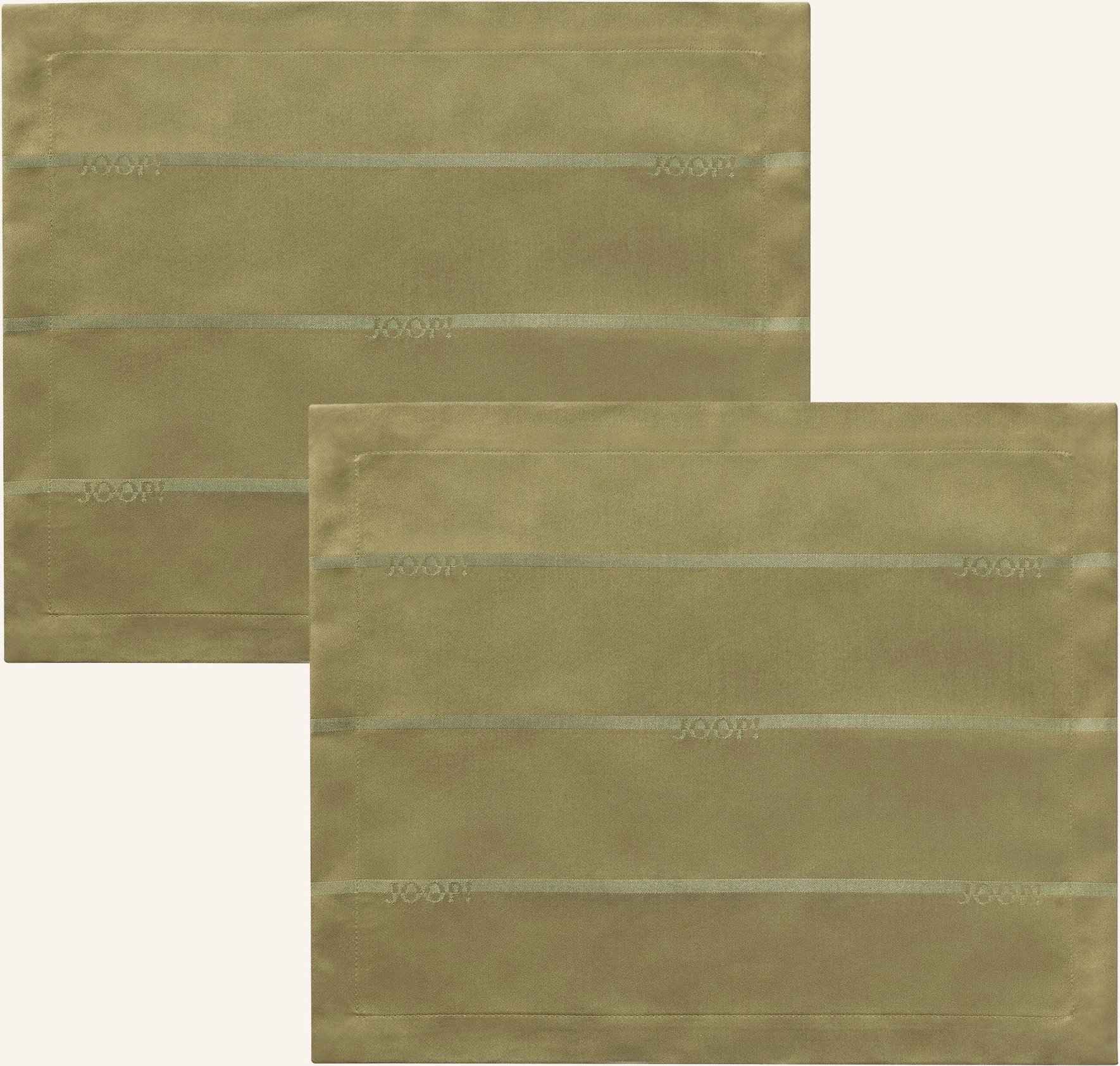 Joop! 2er-Tischset Joop! Logo Stripes gruen