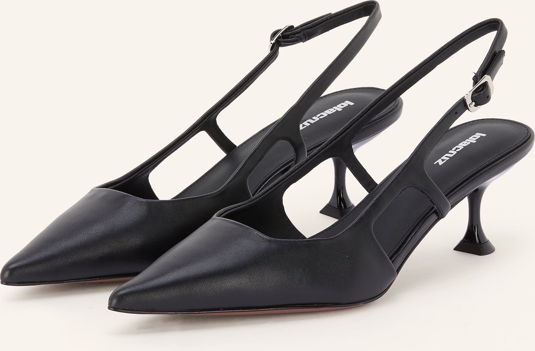 Lola Cruz Slingpumps Rhina schwarz