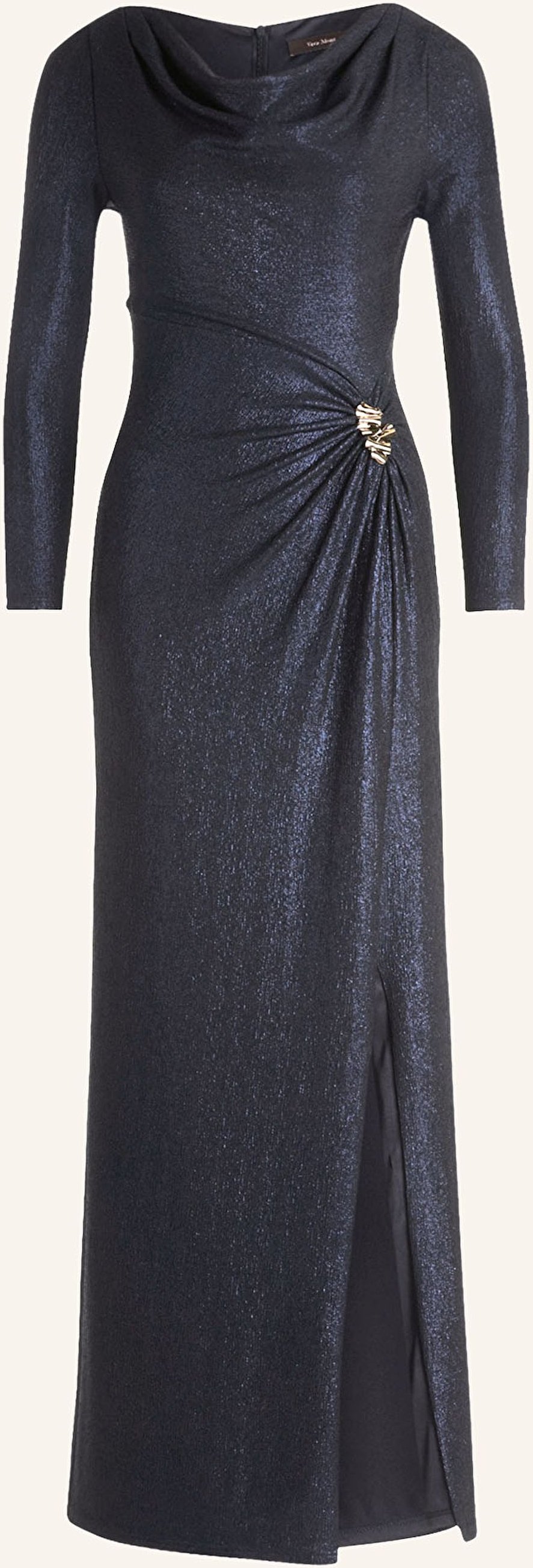 Thumbnail - Vera Mont Abendkleid Mit Glitzergarn blau