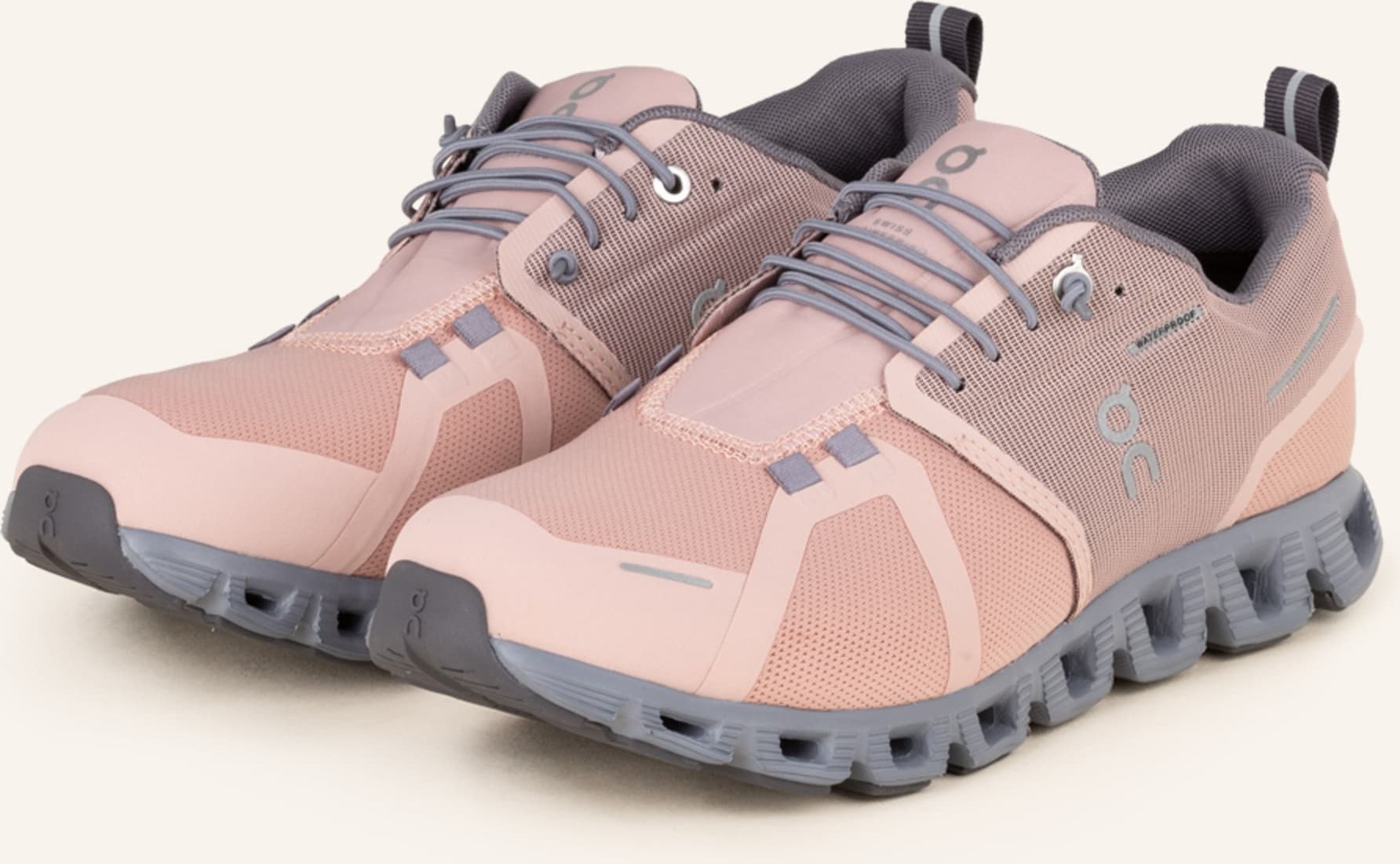 On Sneaker Cloud 5 Waterproof rosa