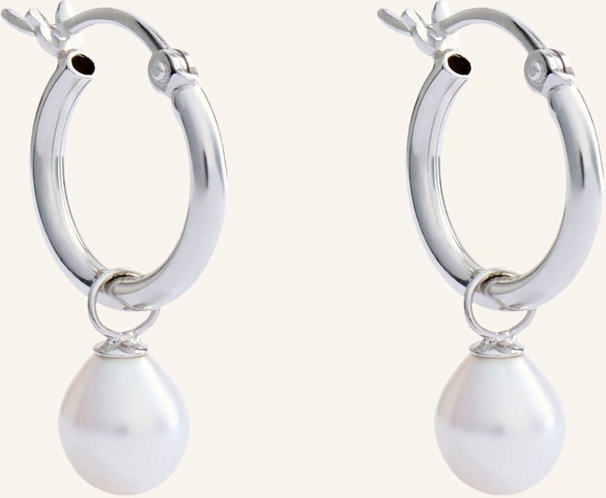 Pompidou Creolen Lucy By Glambou silber