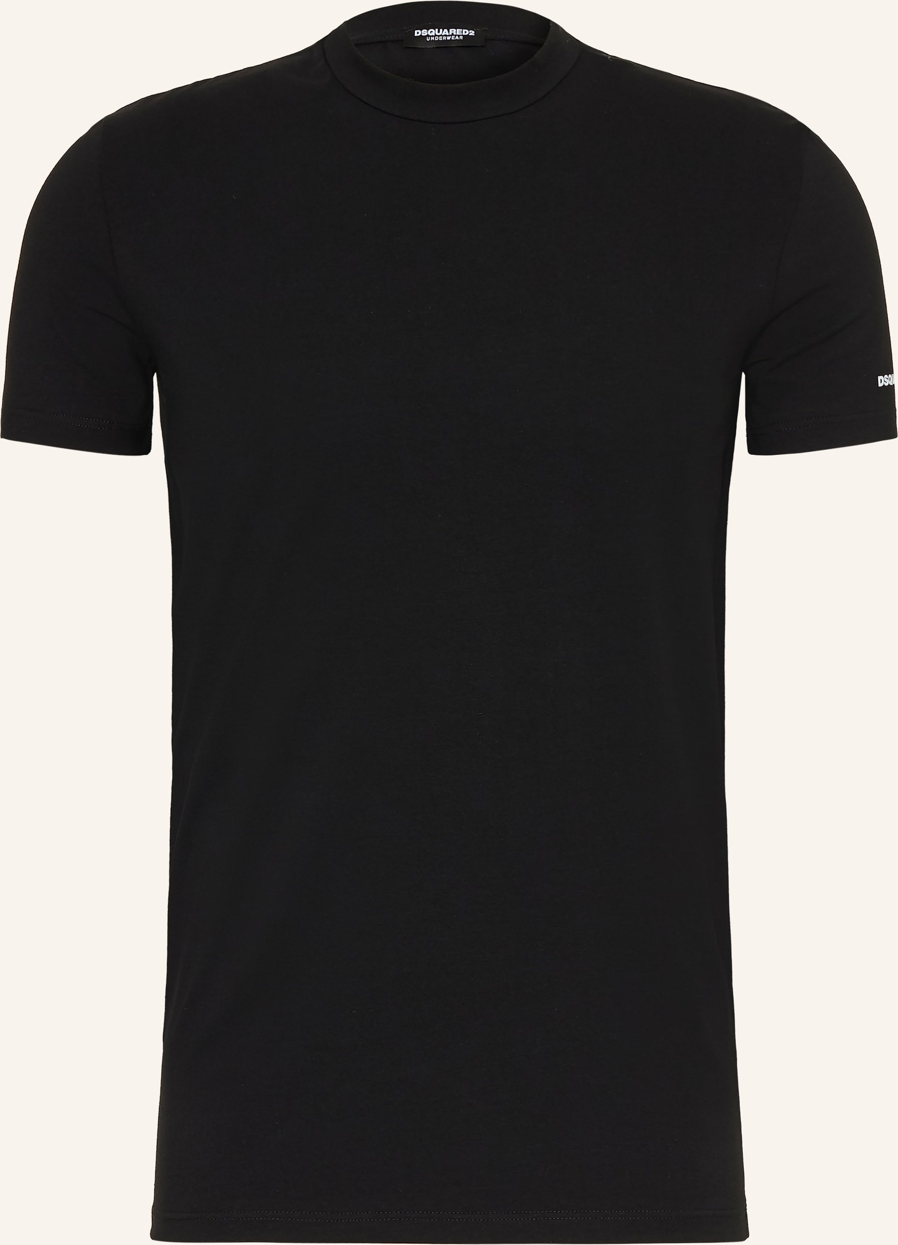 dsquared2 2er-Pack T-Shirts schwarz