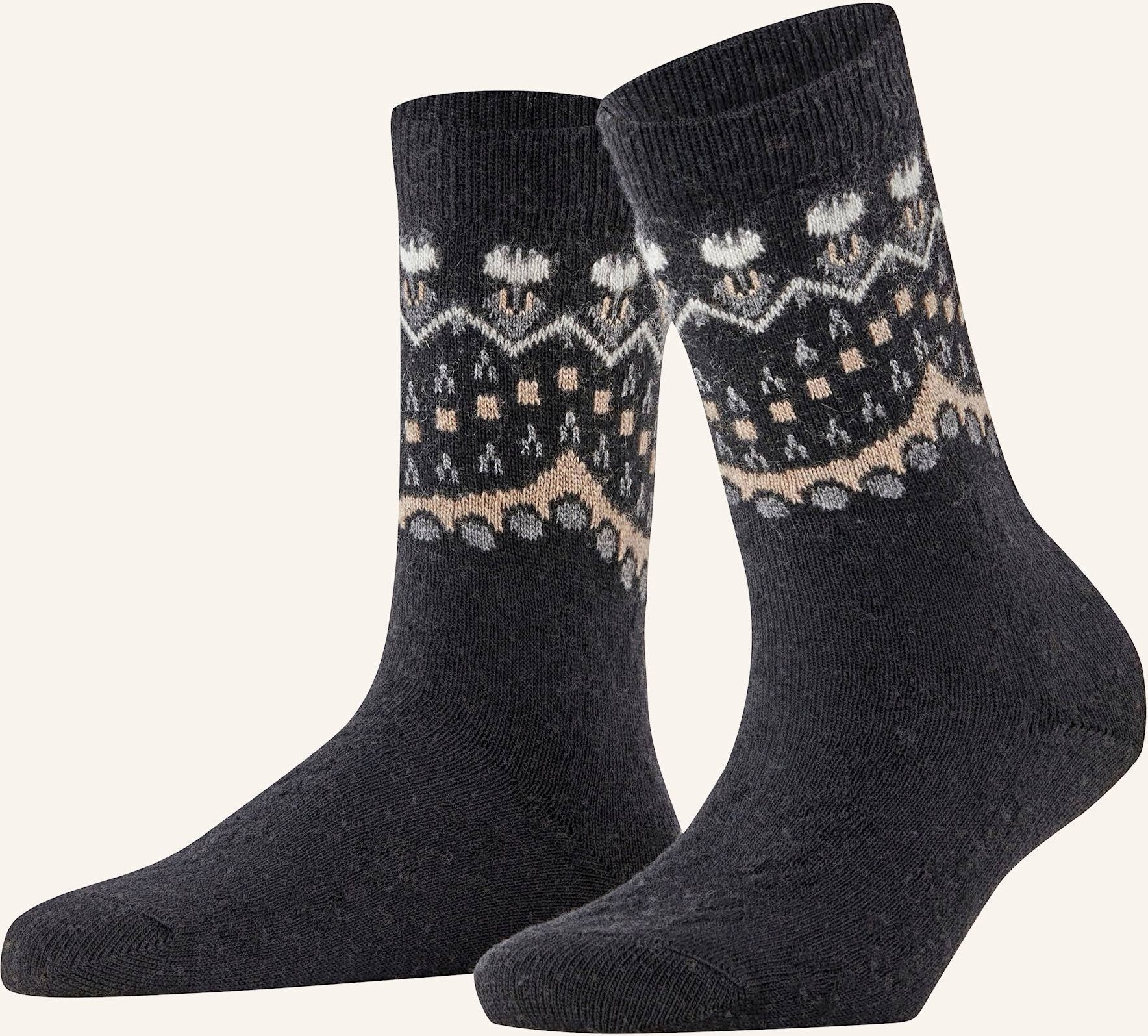 Thumbnail - Falke Socken Cosy Wool schwarz
