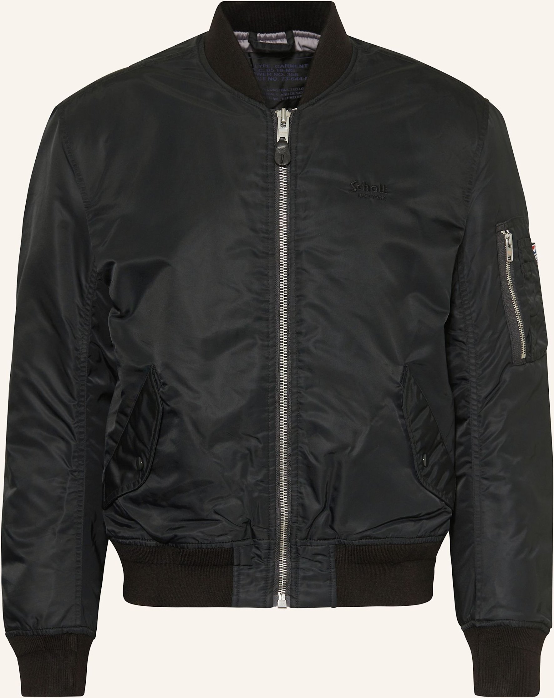 Thumbnail - Schott Nyc Blouson Ma-Camps Rs schwarz