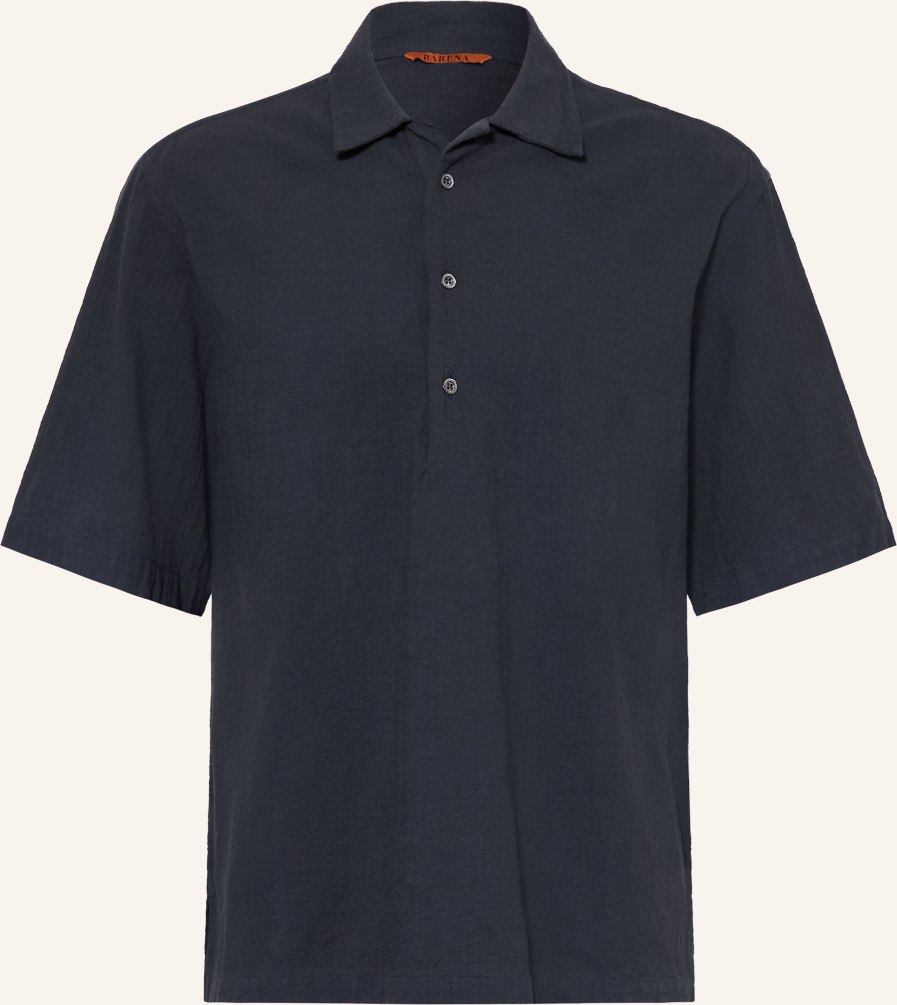 Barena Venezia Kurzarm-Hemd Mola Regular Fit blau