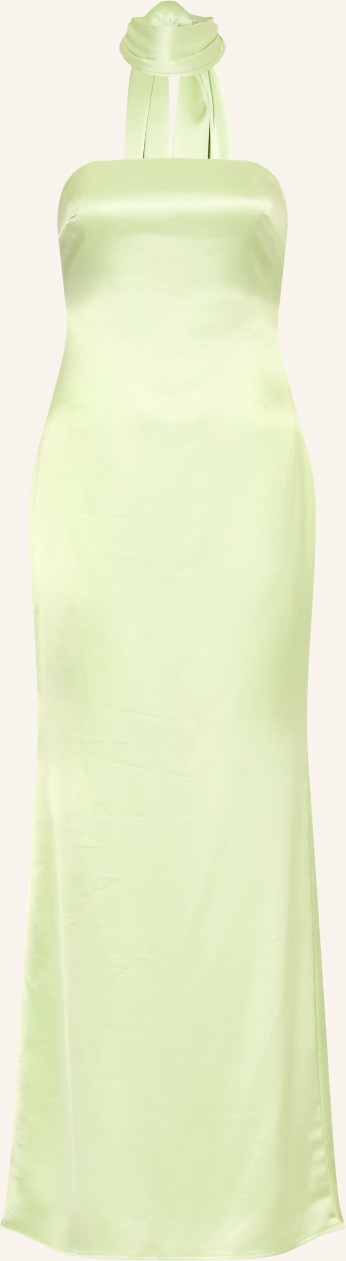 Malina Off-Shoulder-Kleid Zelda Aus Satin Mit Abnehmbarem Schal gruen