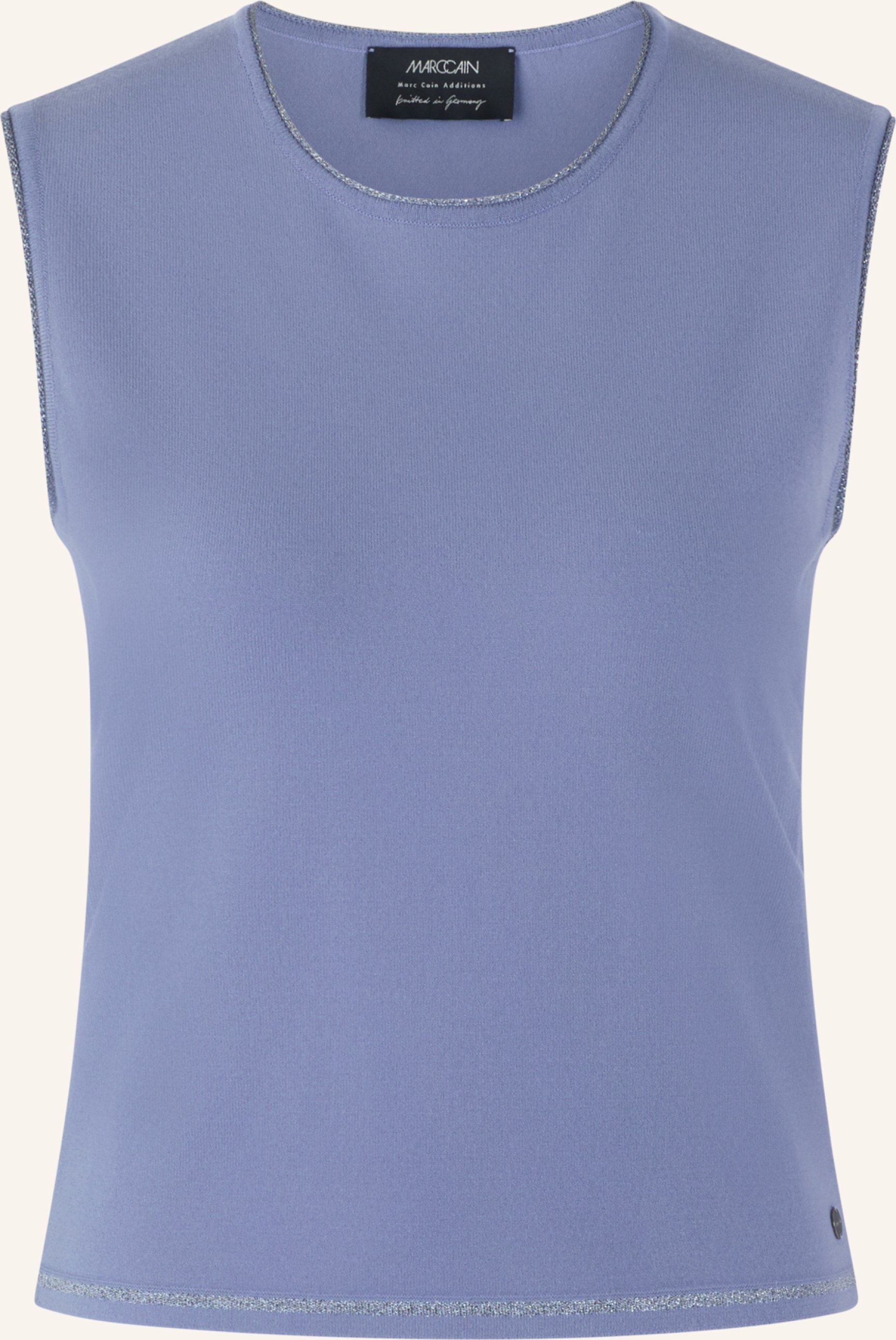 Marc Cain Top Mit Glitzergarn lila