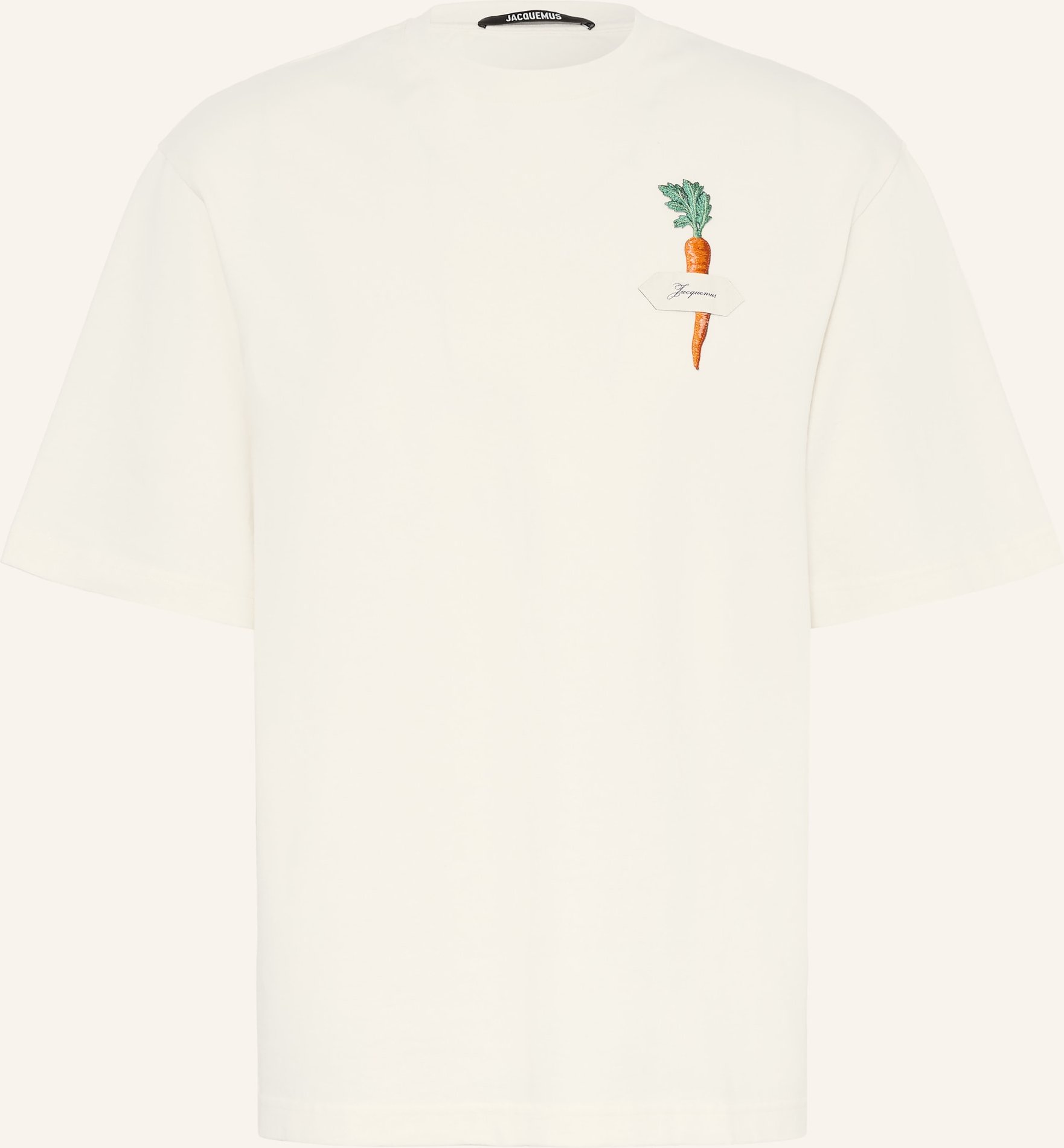 Jacquemus T-Shirt Le T-Shirt Carotte weiss