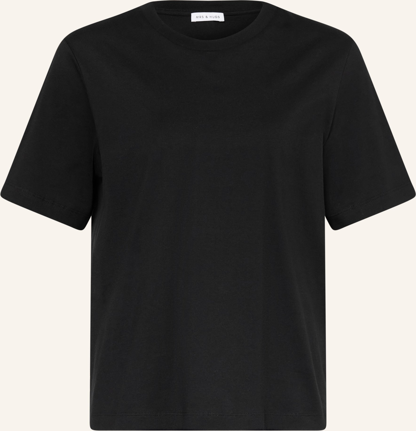 Mrs & Hugs T-Shirt schwarz