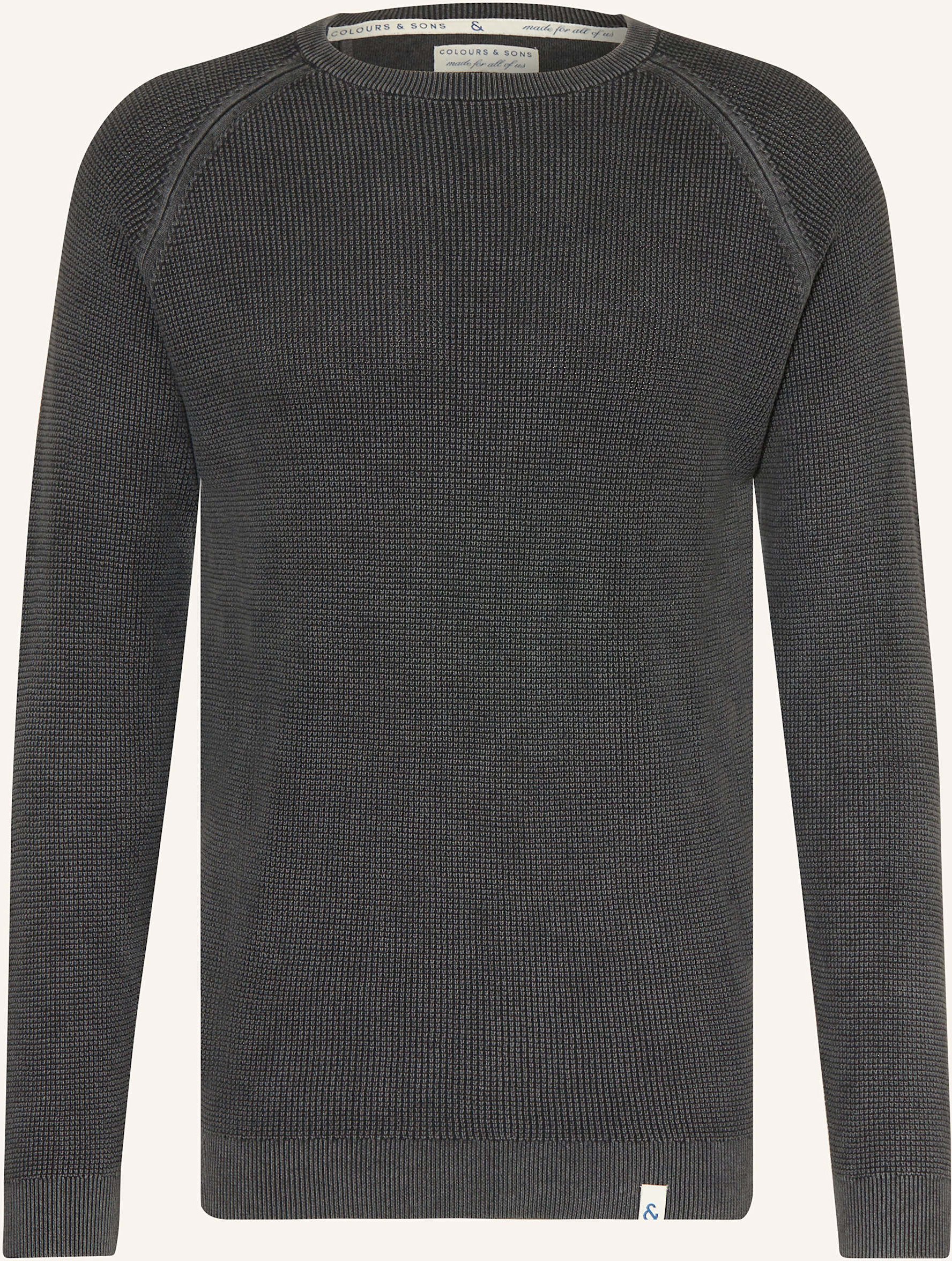 Colours & Sons Pullover grau