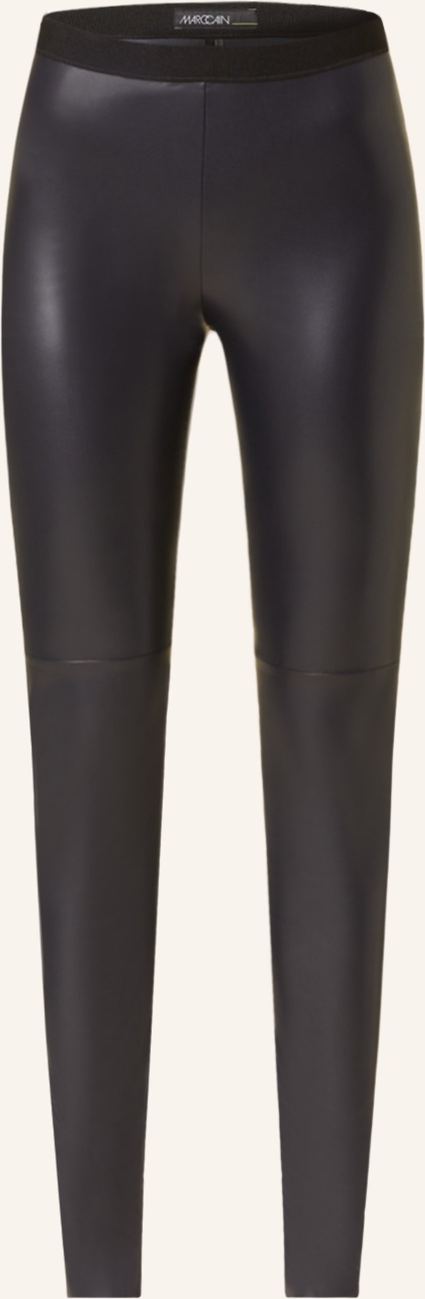 Marc Cain Leggings In Lederoptik blau