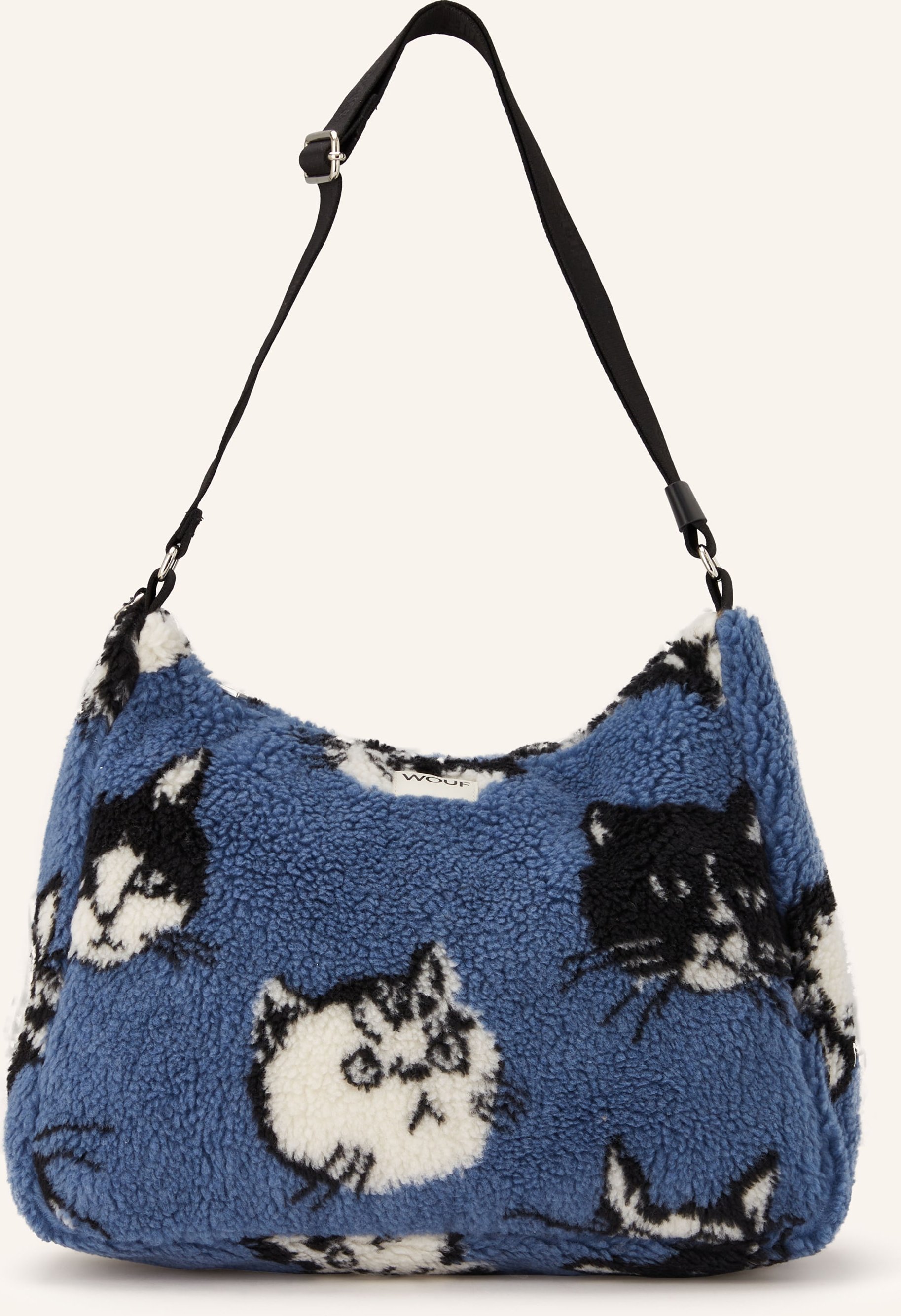 Thumbnail - Wouf Schultertasche Luna blau