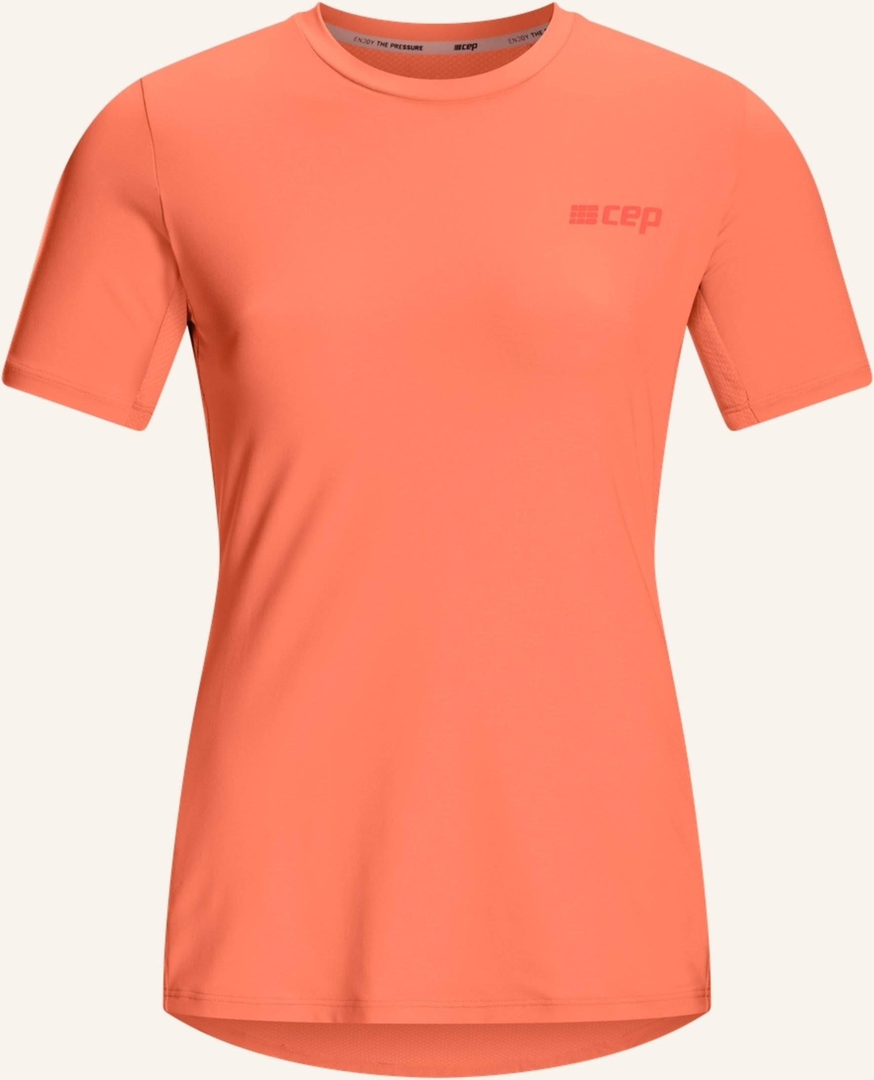 Cep Laufshirt The Run Short Sleeve orange